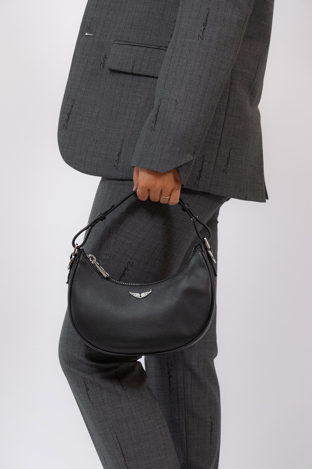 Prune Zip Zadig Stripe Pants Anthracite