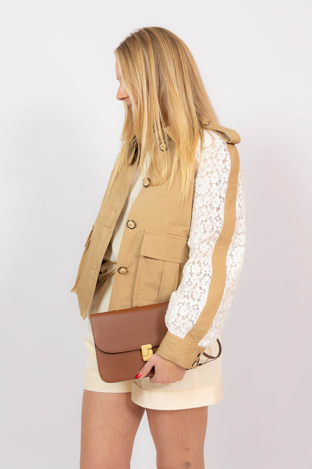 Oda Dickey Coat Off White