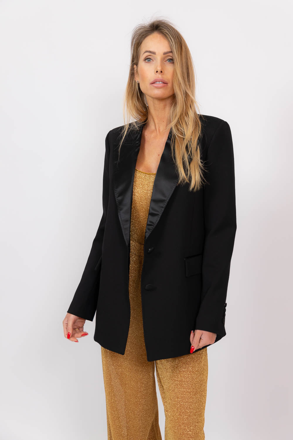 Lenny Rose Blazer Noir — Oud, vue 5