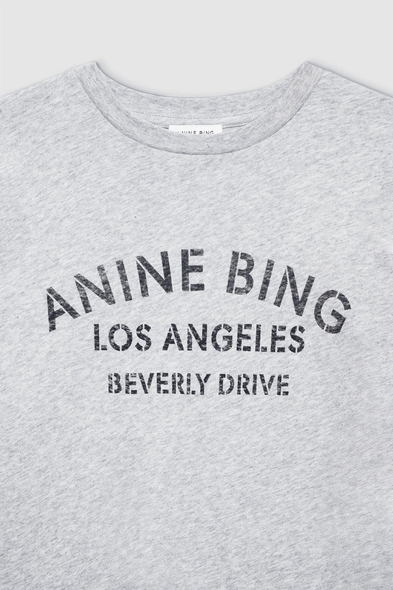 Cohen Tee Los Angeles Stencil Medium Heather Grey