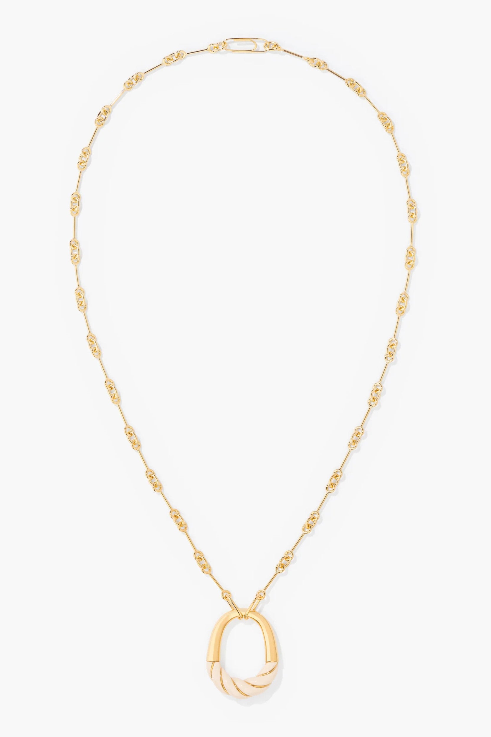 Diana Necklace Metal Gold Ivory