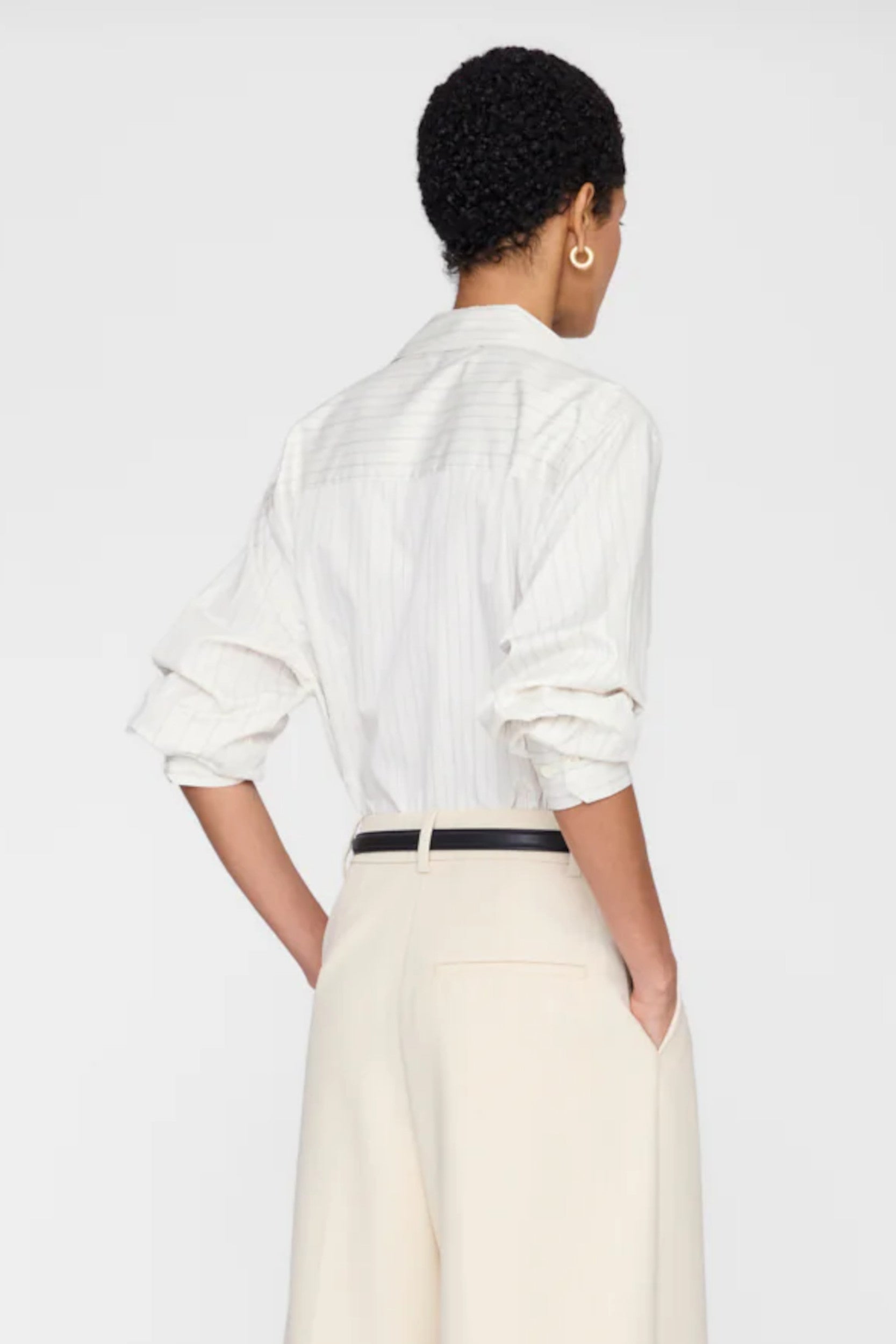 Essie Cropped Shirt Cream