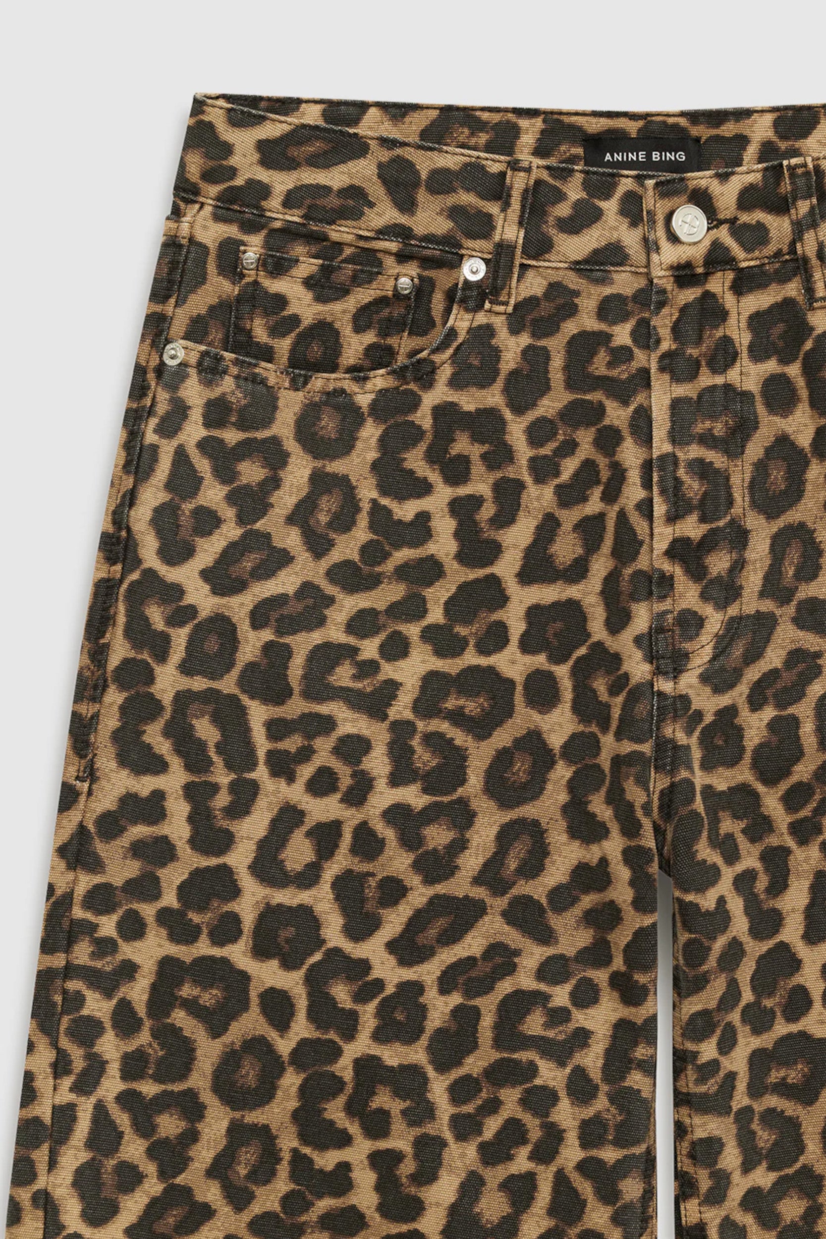 Hugh Jean Black Brown Leopard