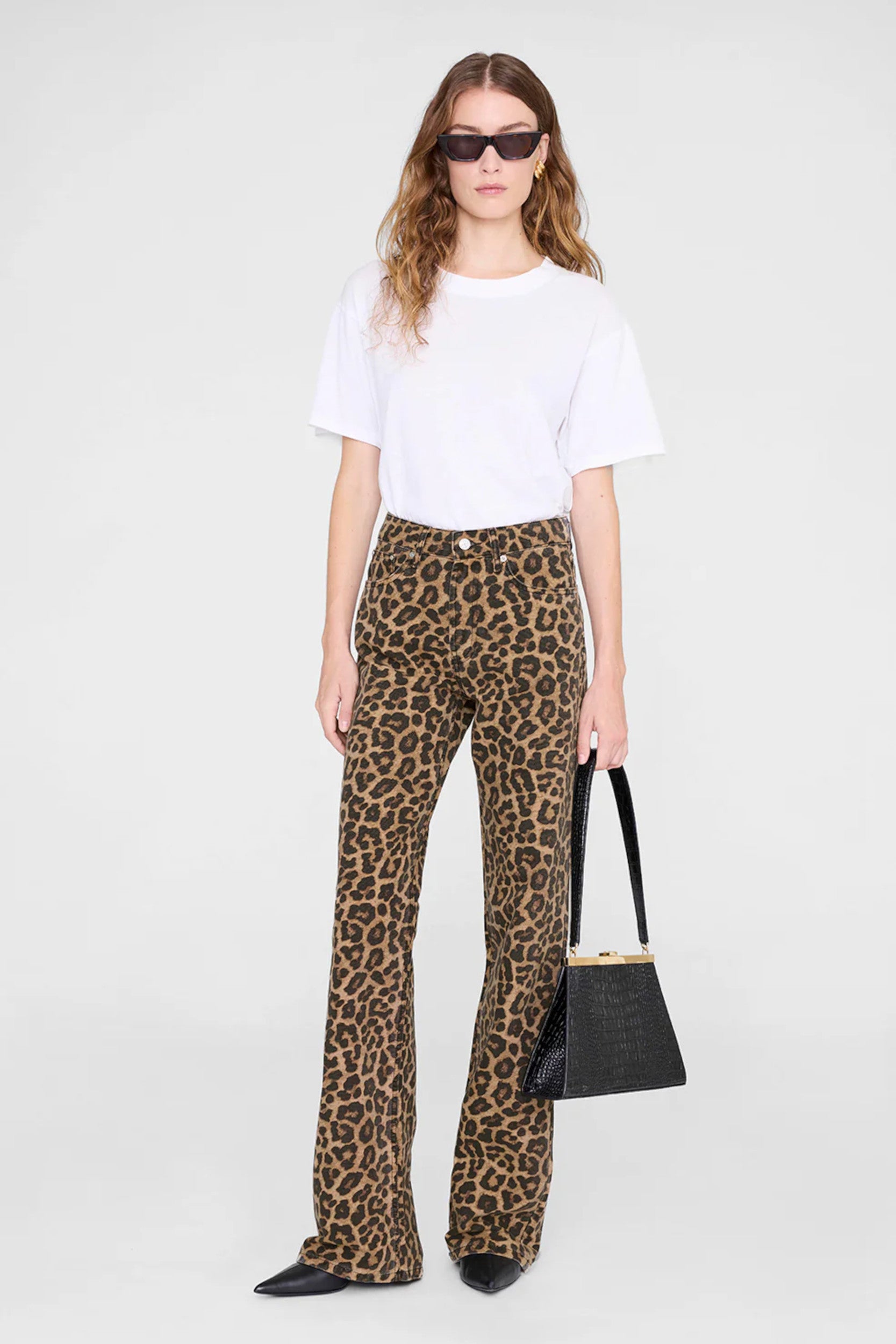 Hugh Jean Black Brown Leopard