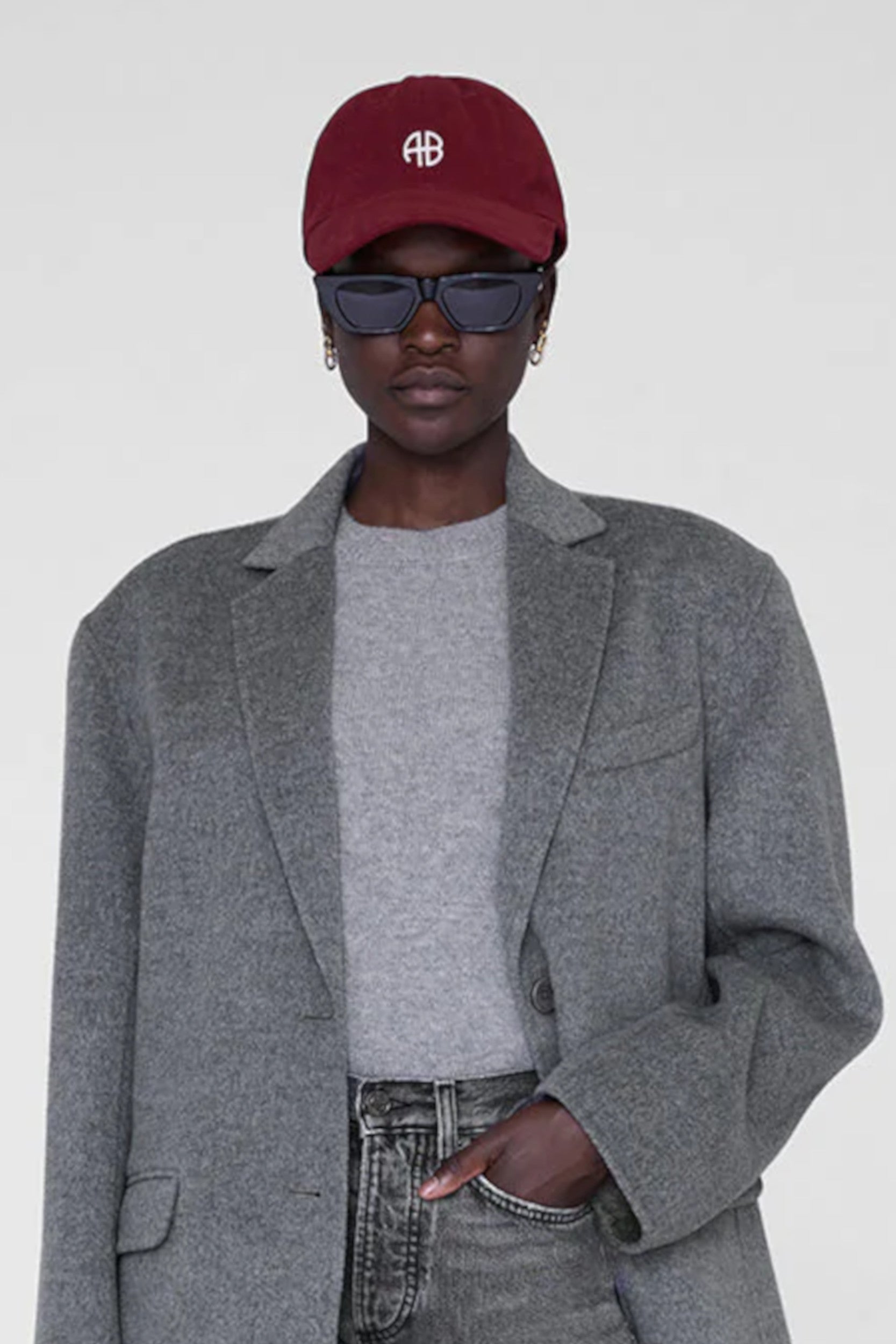 Jeremy Baseball Cap Cabernet