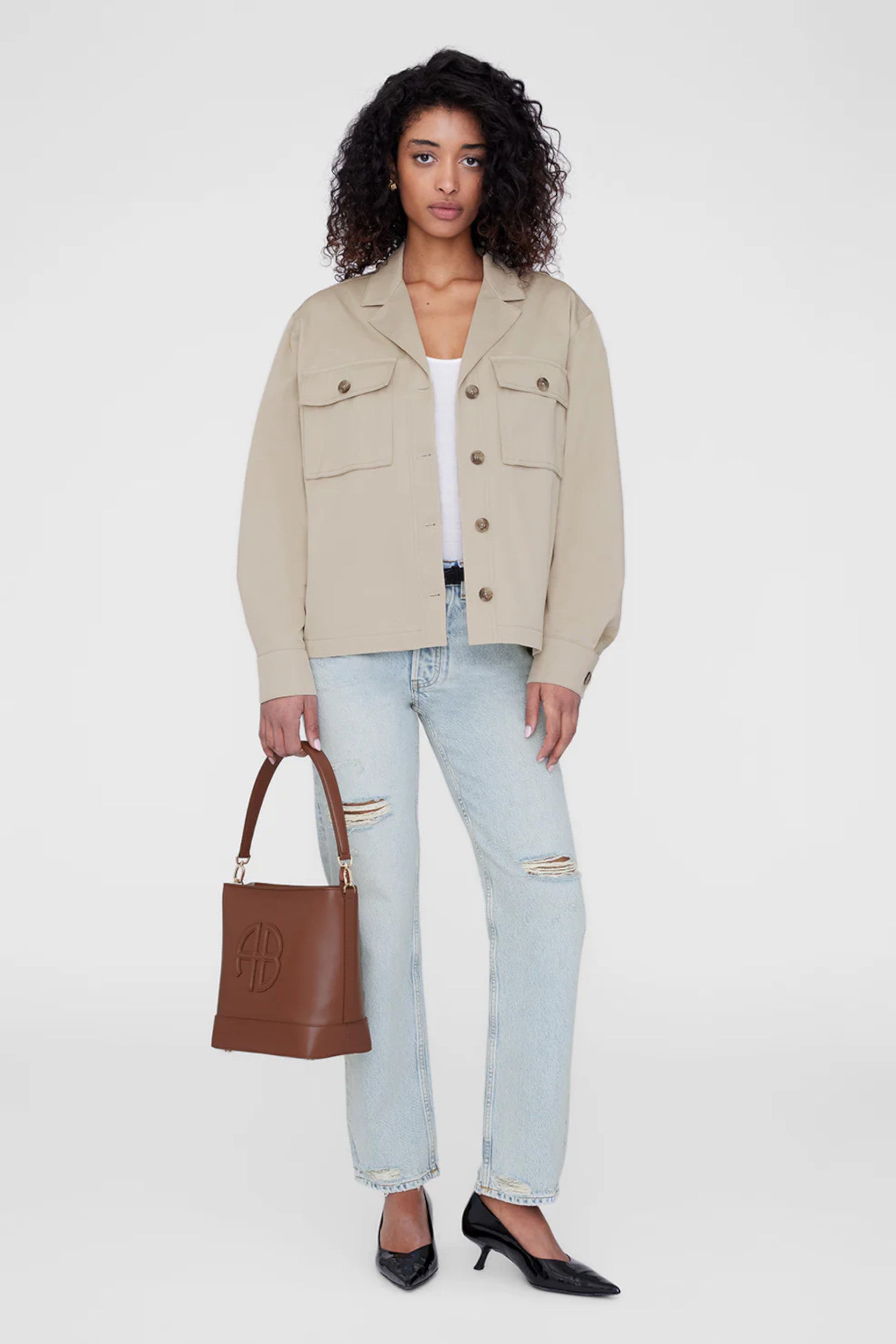 Lili Bucket Bag Brown