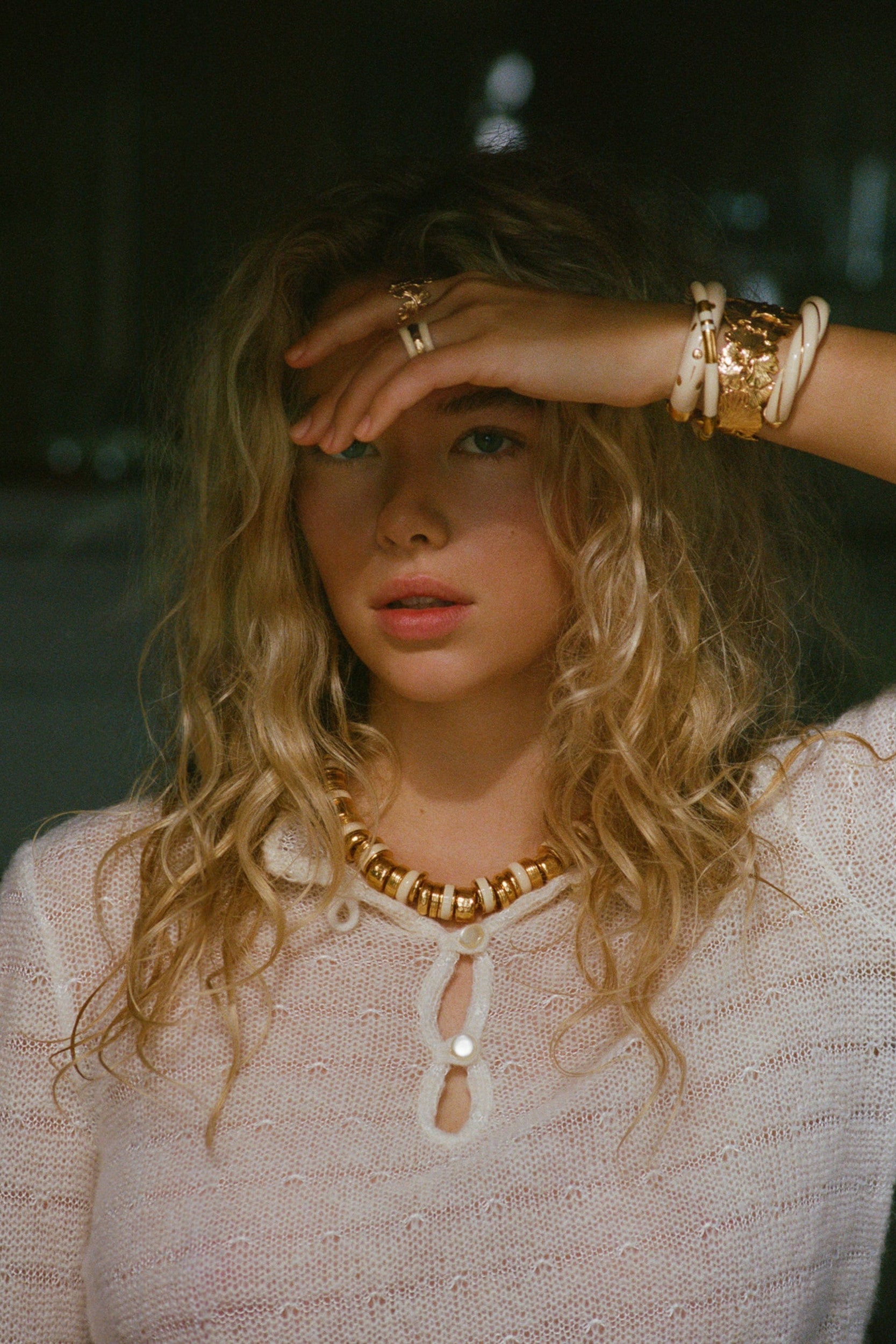 Tangerine Ring Metal Gold