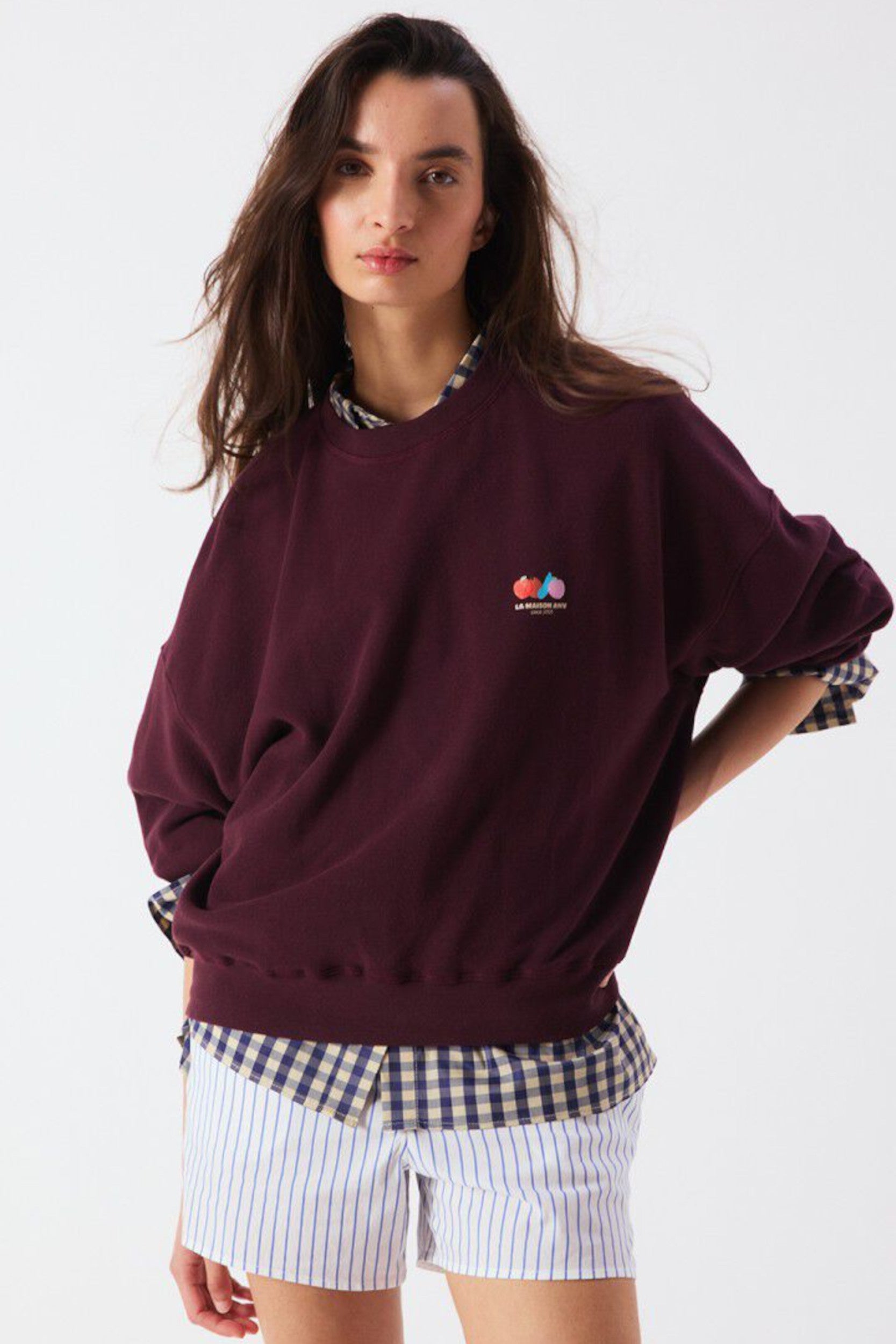 Atu03dh26 Sweater Lie de Vin