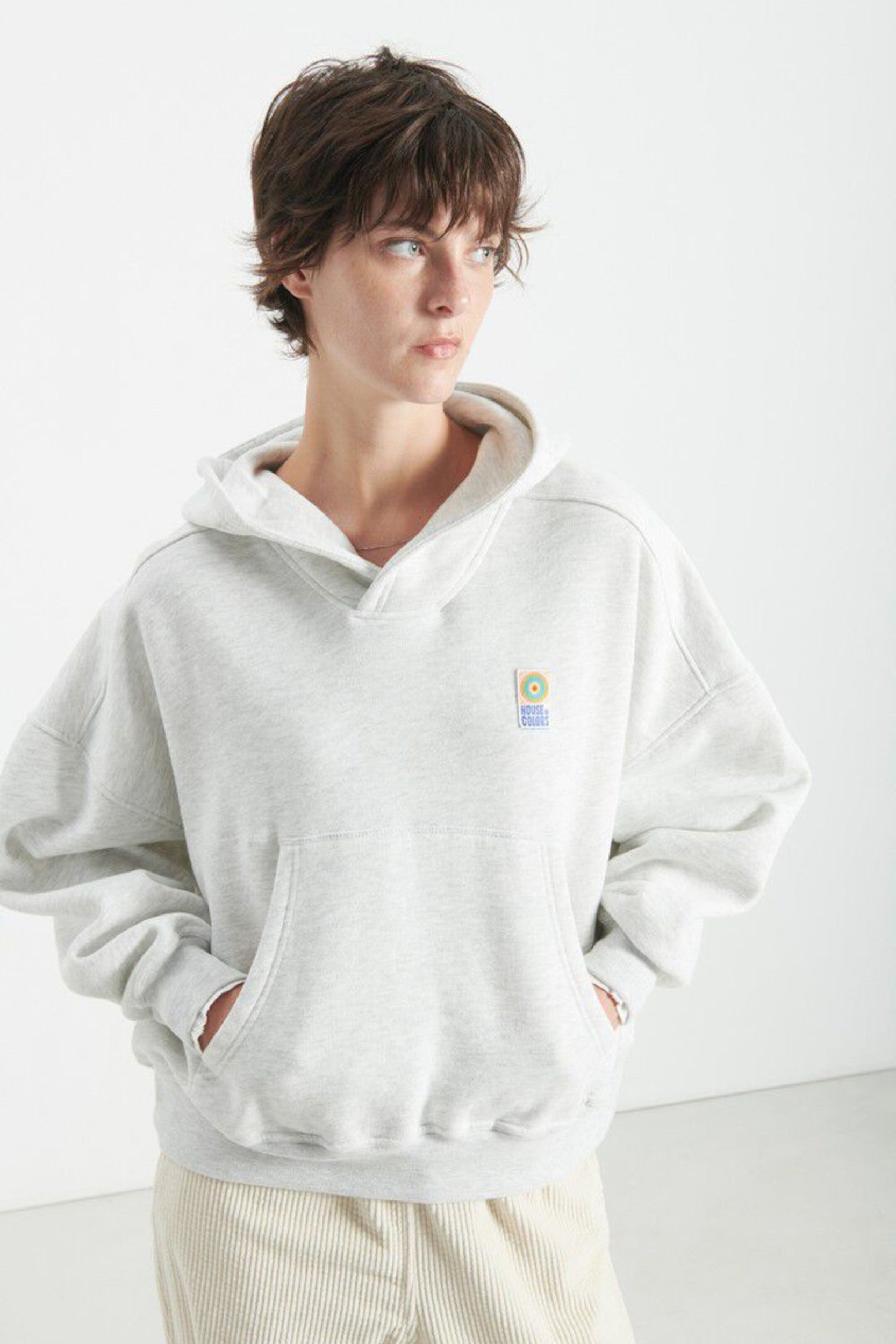 Bap03ch25 Sweater Grey Mottled