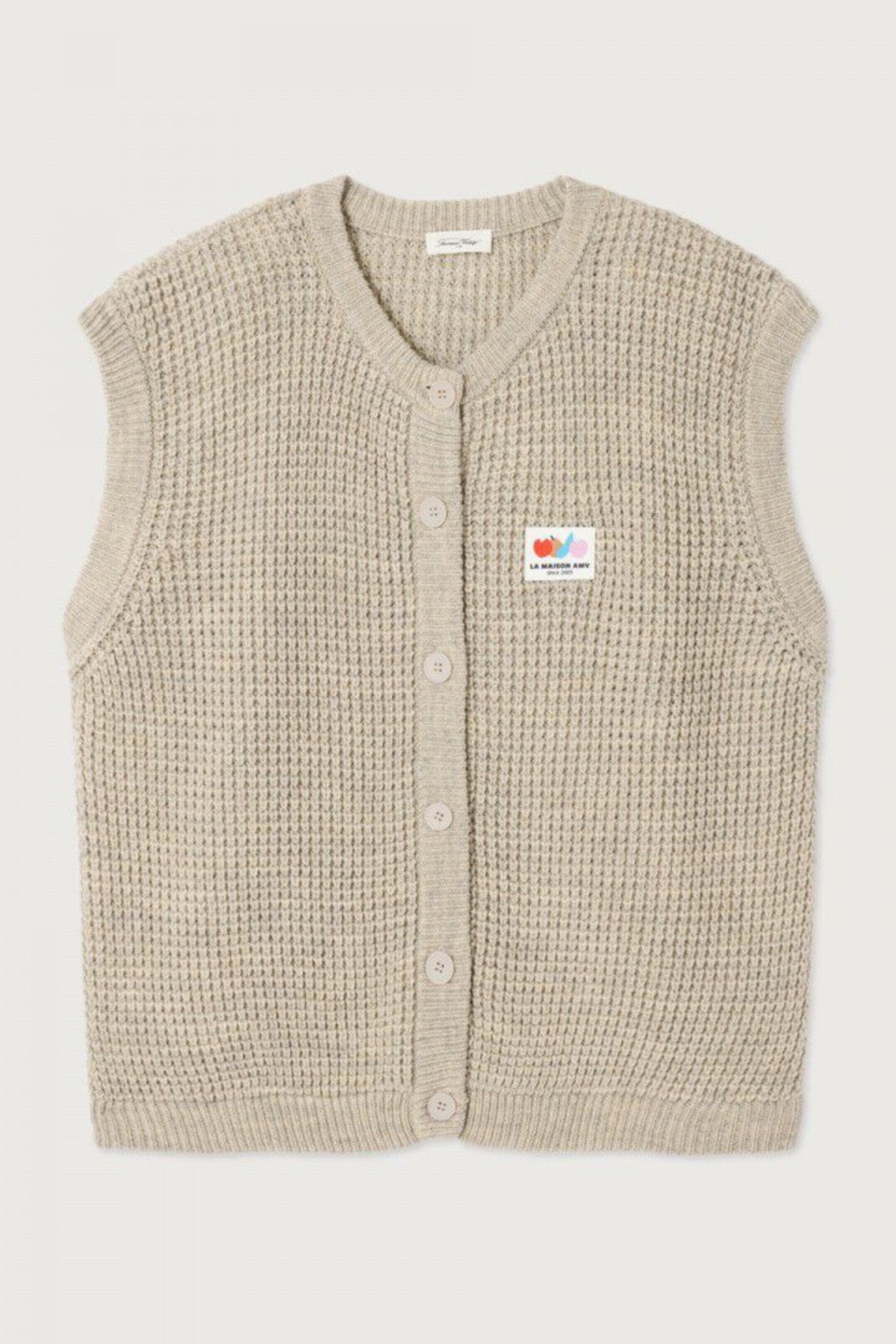 Cra19ah25 Cardigan Misty Mottled