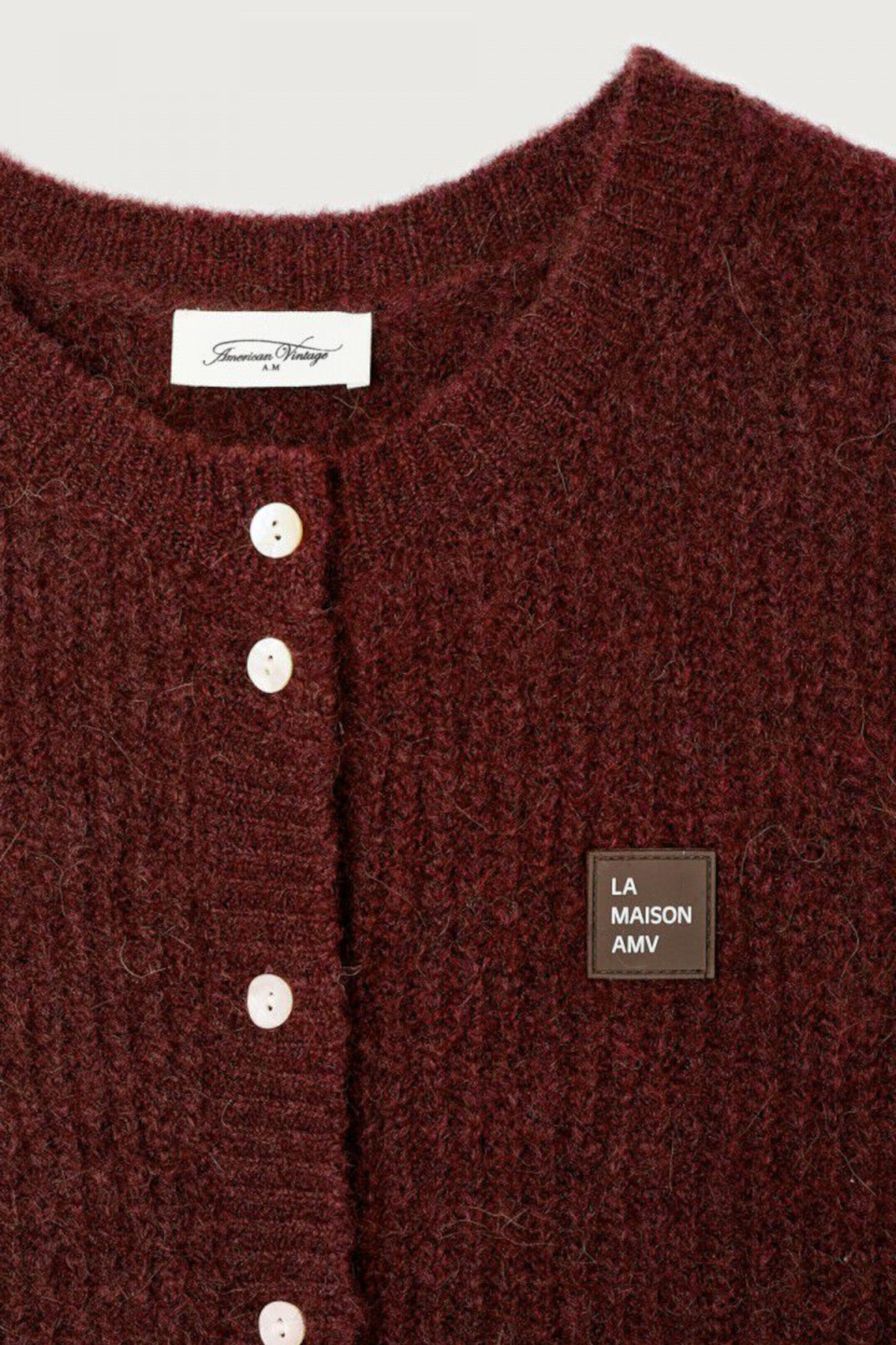 East19mch26 Cardigan Acero Mottled