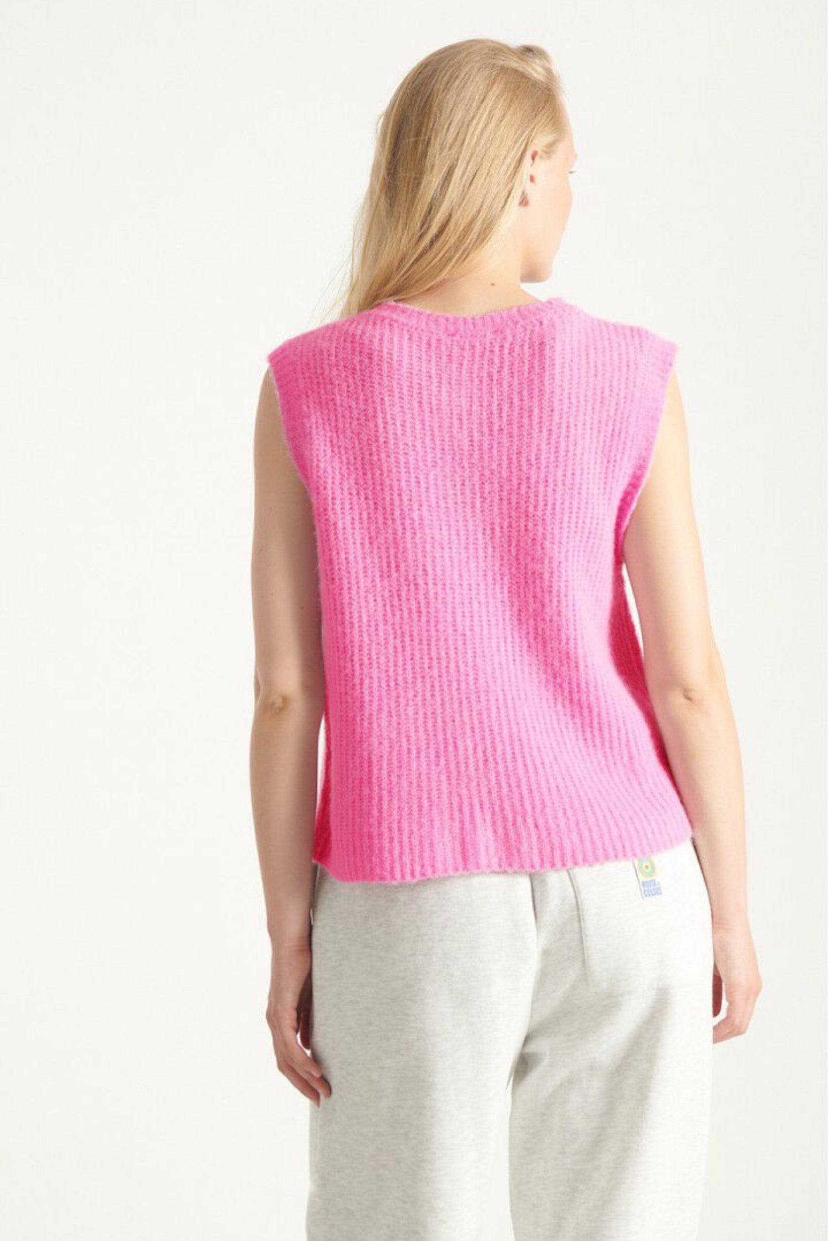 East19mch25 Cardigan Pink Bubble Mottled