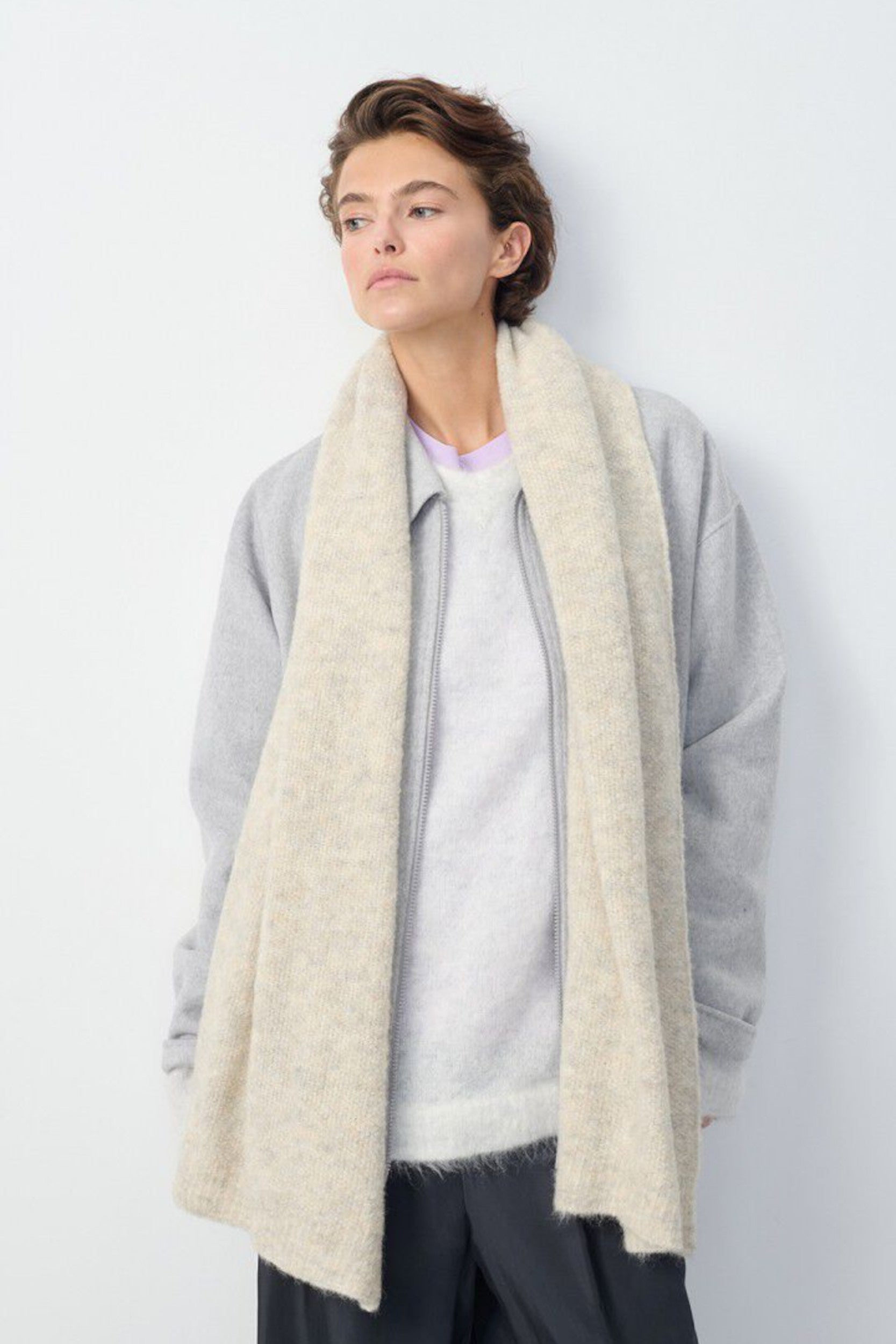 East20ah25 Scarf Powder Mottled