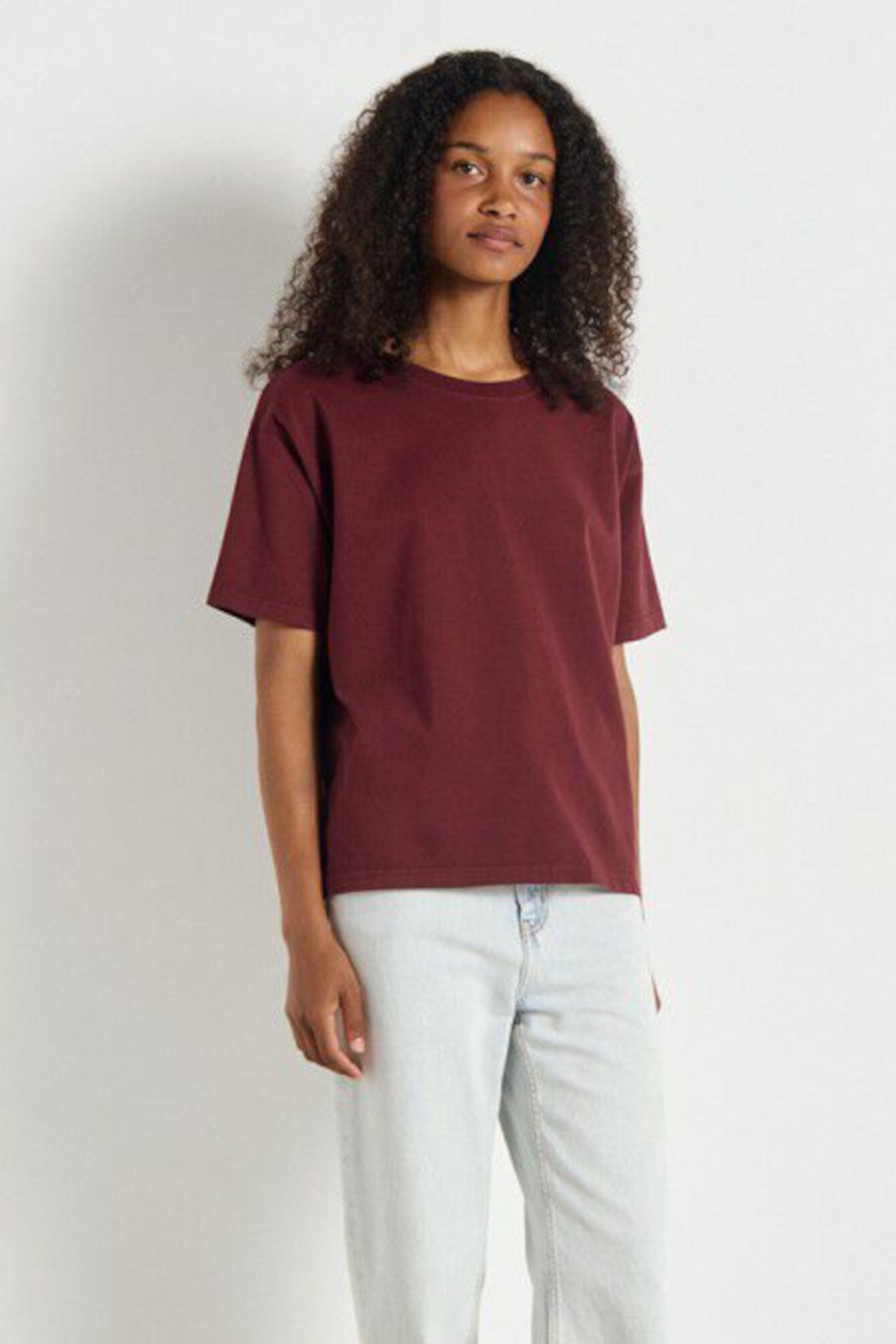 FIZ02AE26 T-shirt Burgundy Vintage