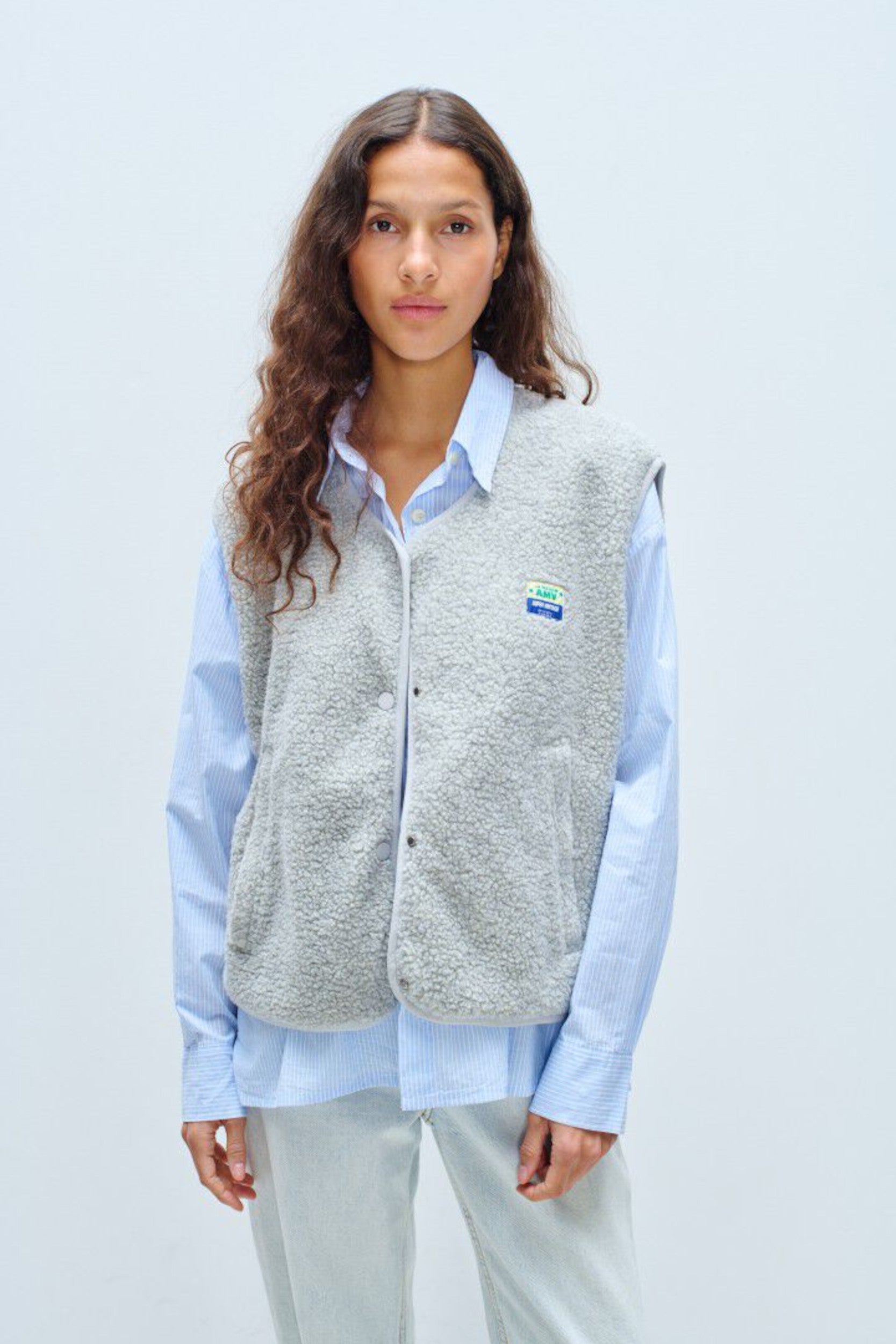Hok16bh26 Cardigan Polar Mottled