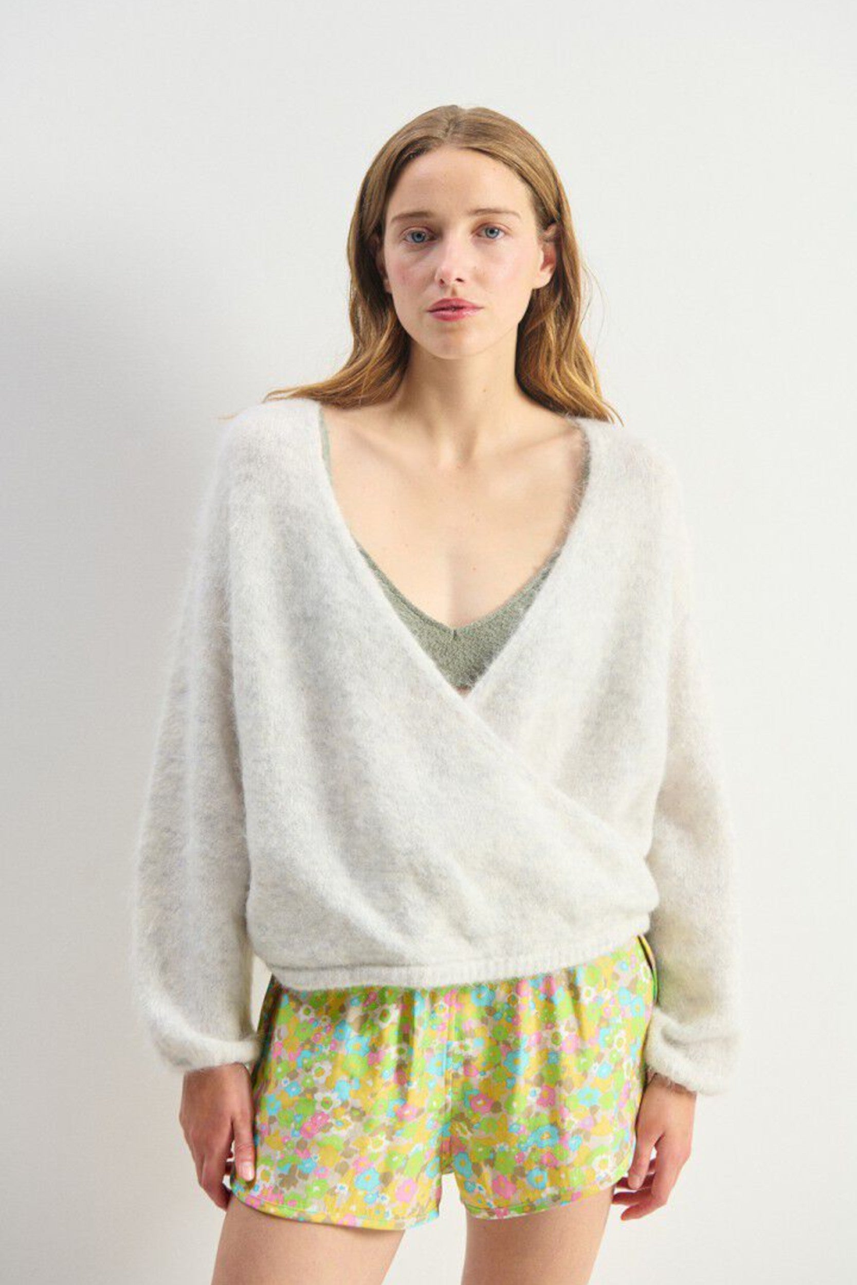 Nun18dh25 Cardigan Polar Mottled