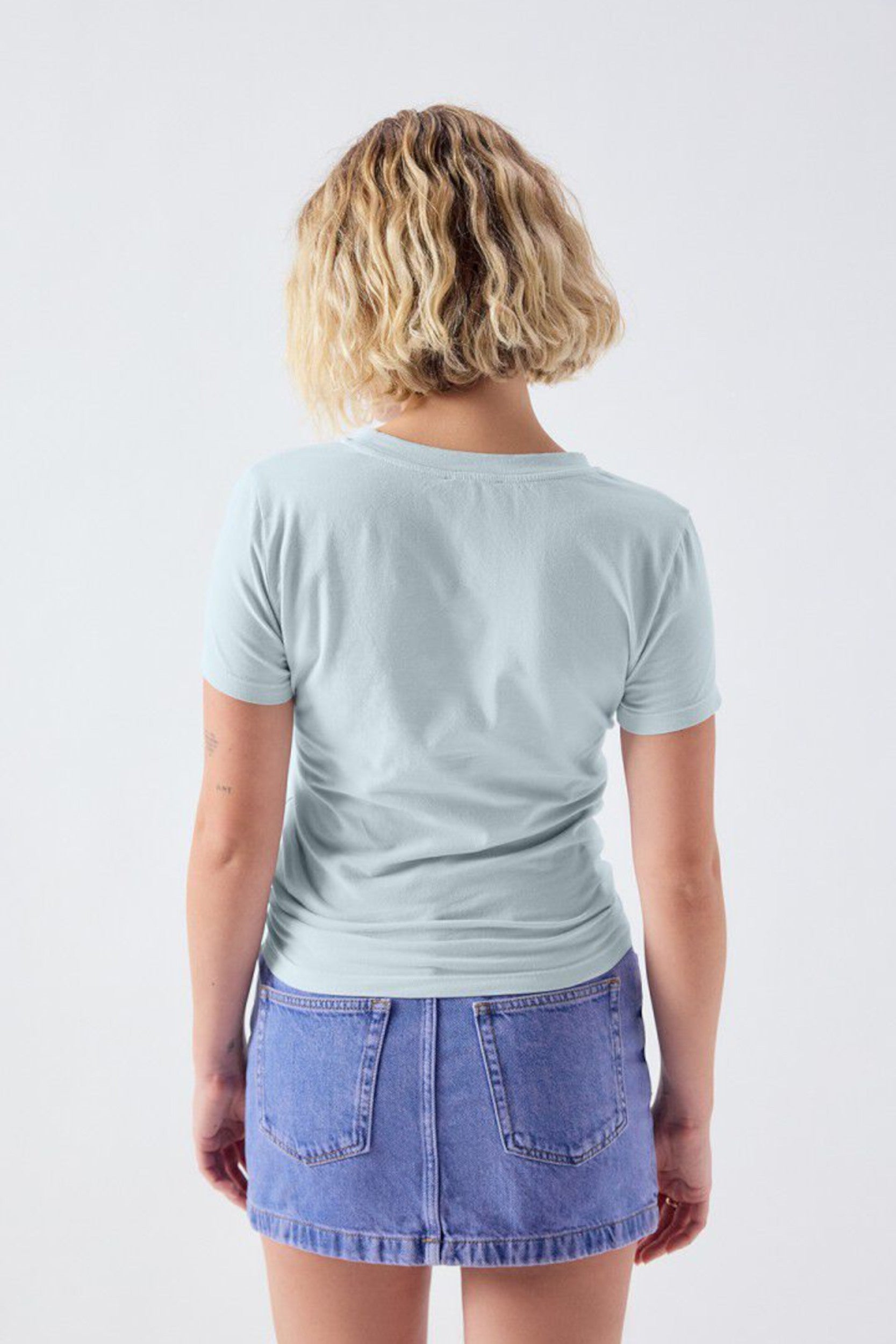 PYM02CE26 T-shirt Baby Blue Vintage