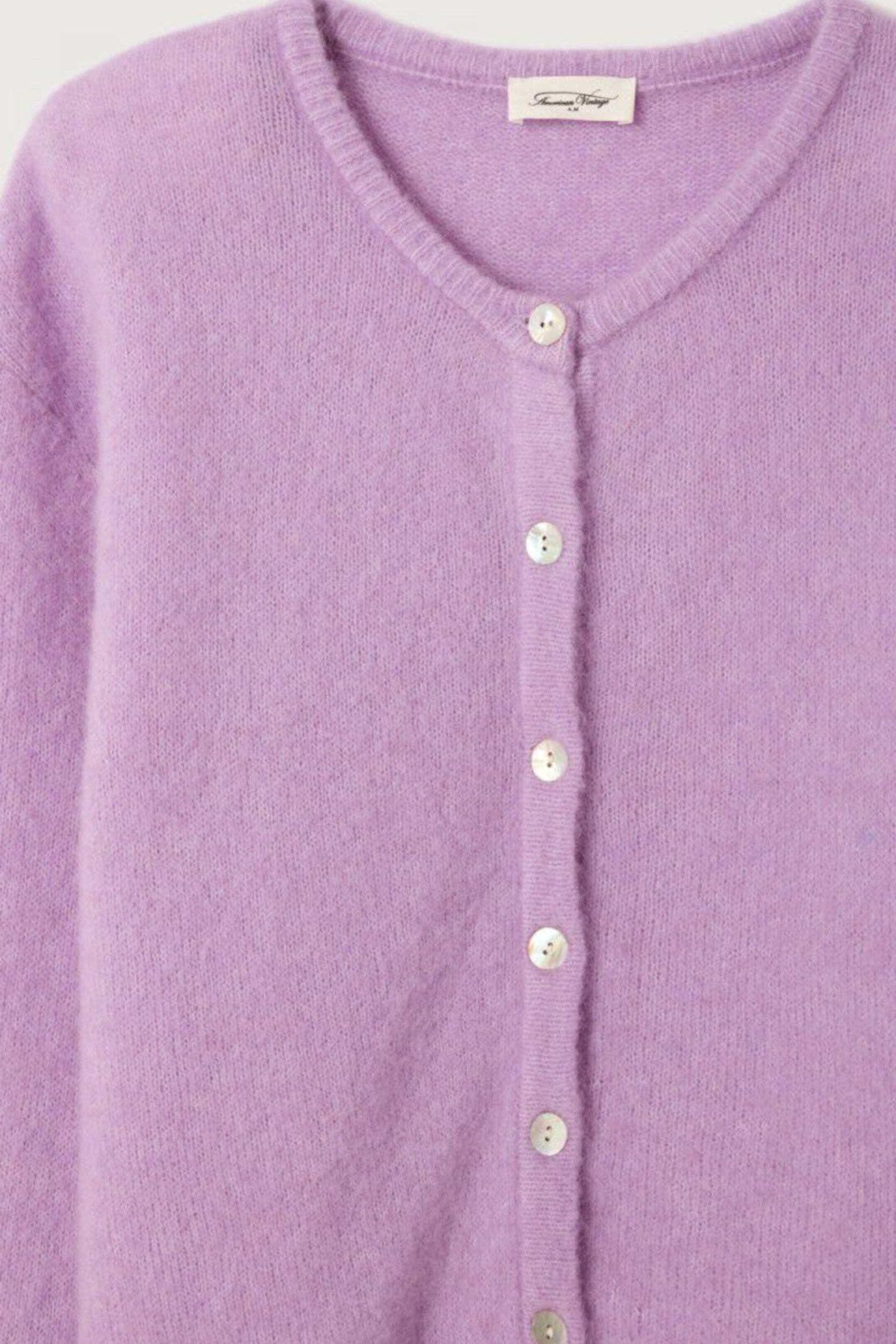 VITO19EE26 Cardigan Lavander Mottled