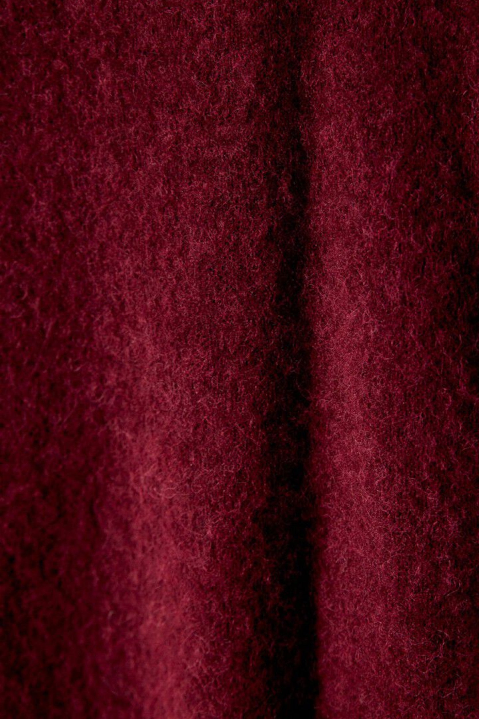 Vito18ph26 Pull Grenat Chiné — American Vintage, vue 3