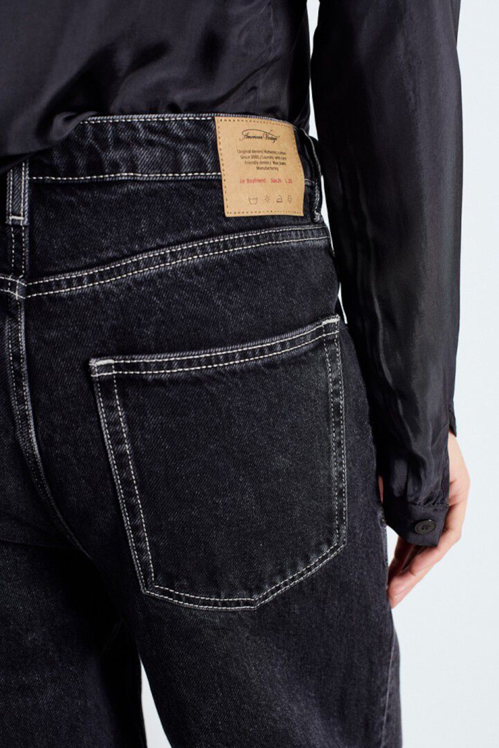 Yop11I32h26 Jeans Black Vintage