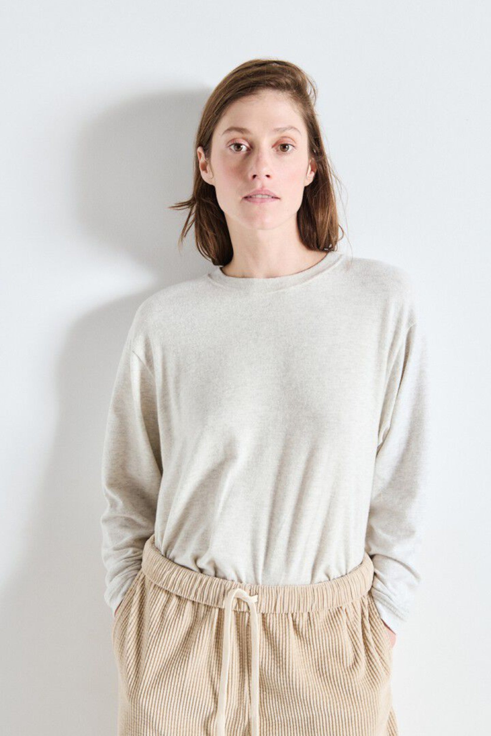 Ypa02bh26 T-shirt Grey Mottled