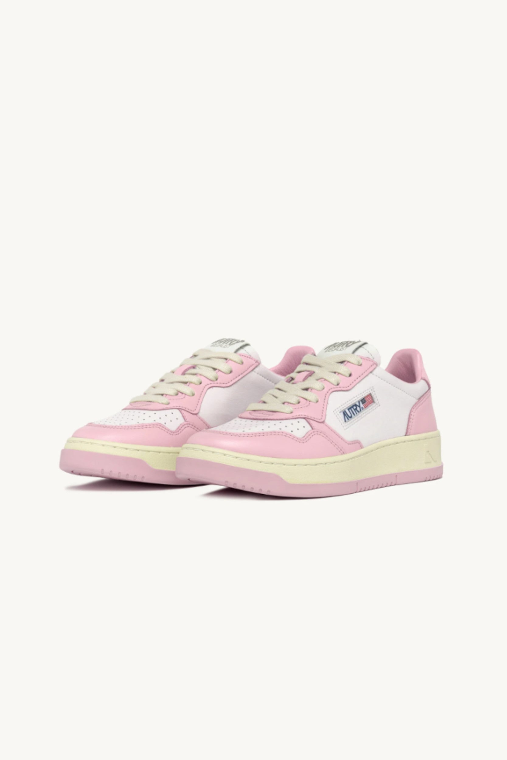 Medalist Low Goat Sneakers White Pink