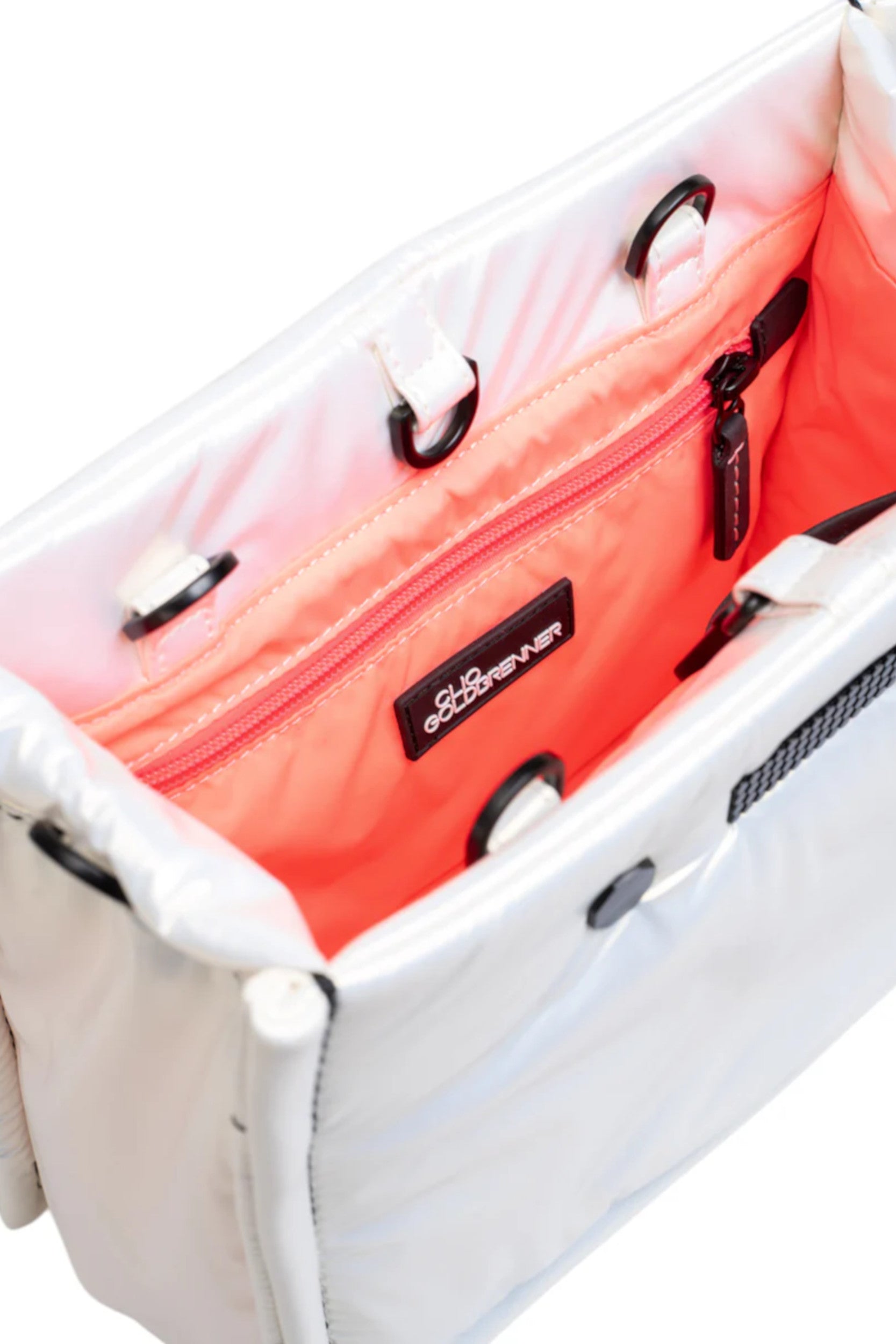 Mini Flex Nylon Bag Pearl Fluo Pink