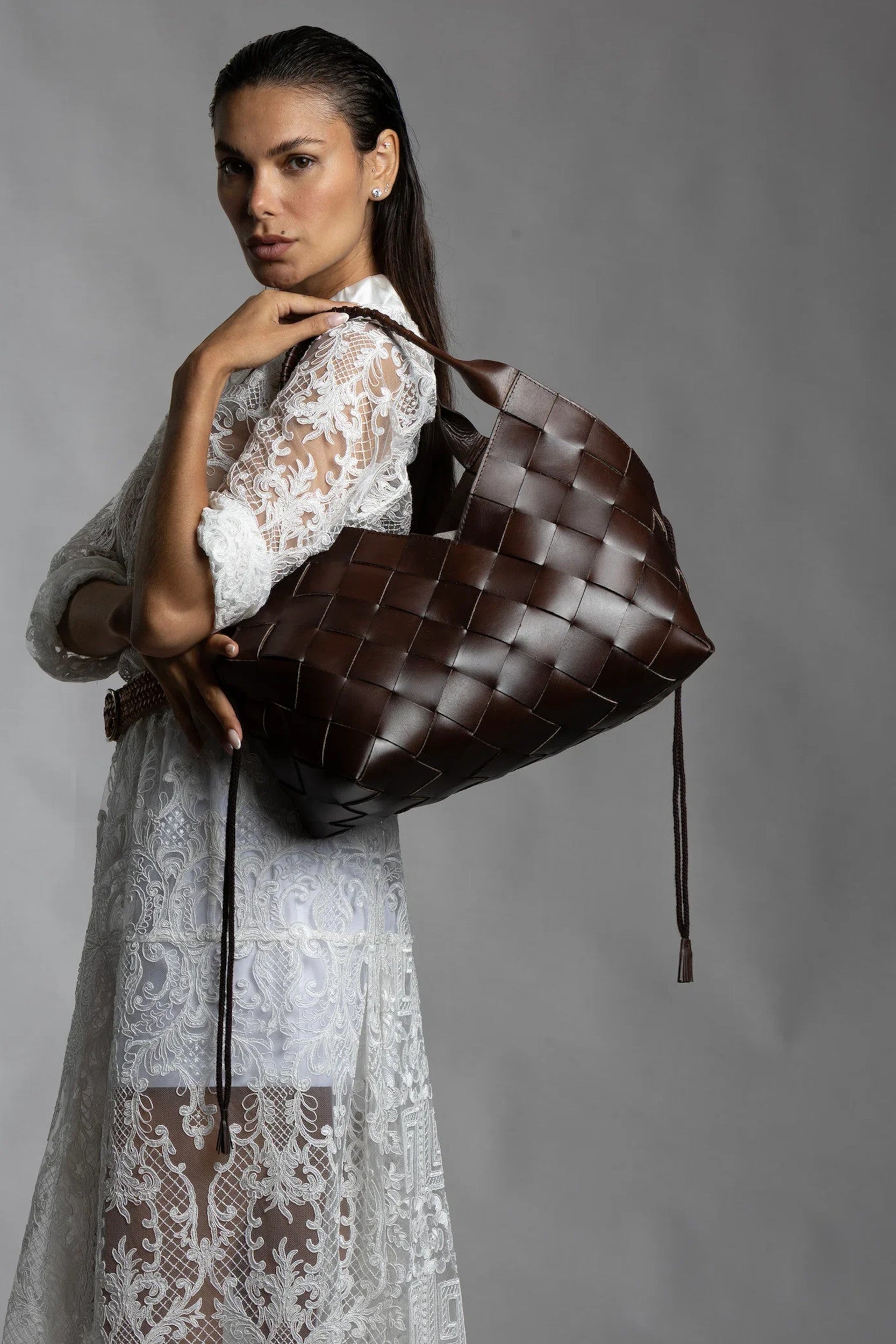 Castello Big Bag Dark Brown
