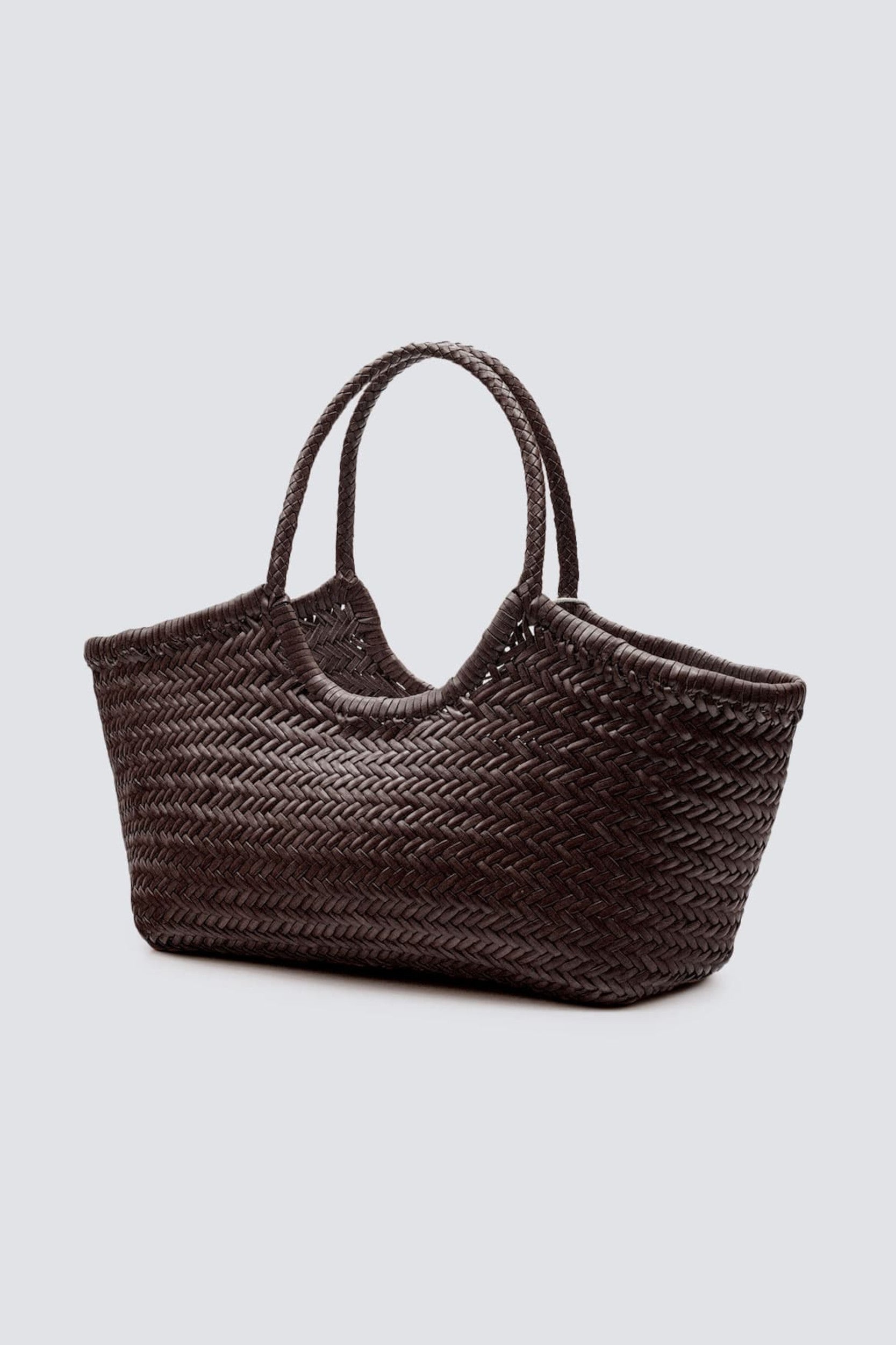 Nantucket Basket Big Bag Dark Brown