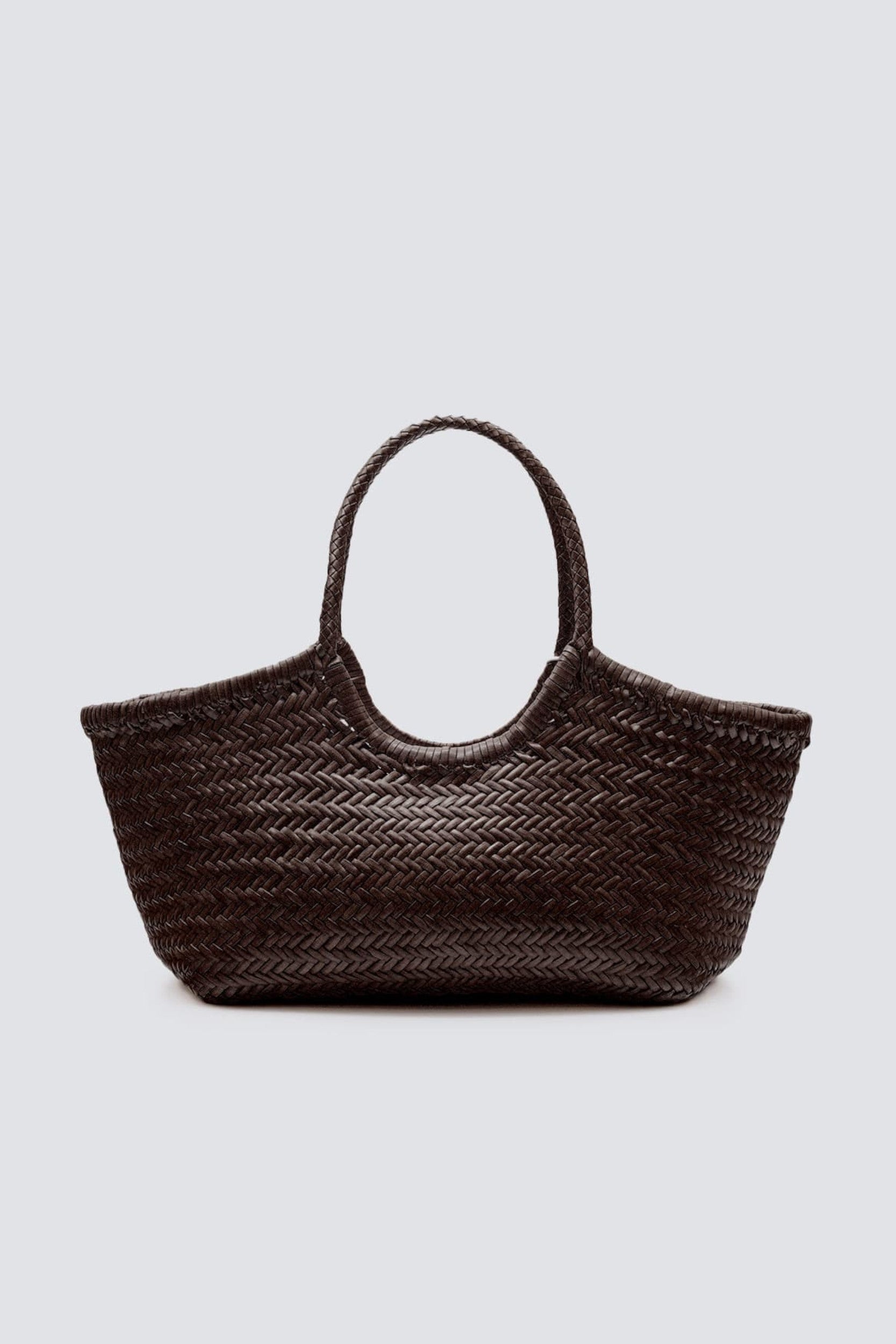 Nantucket Basket Big Bag Dark Brown