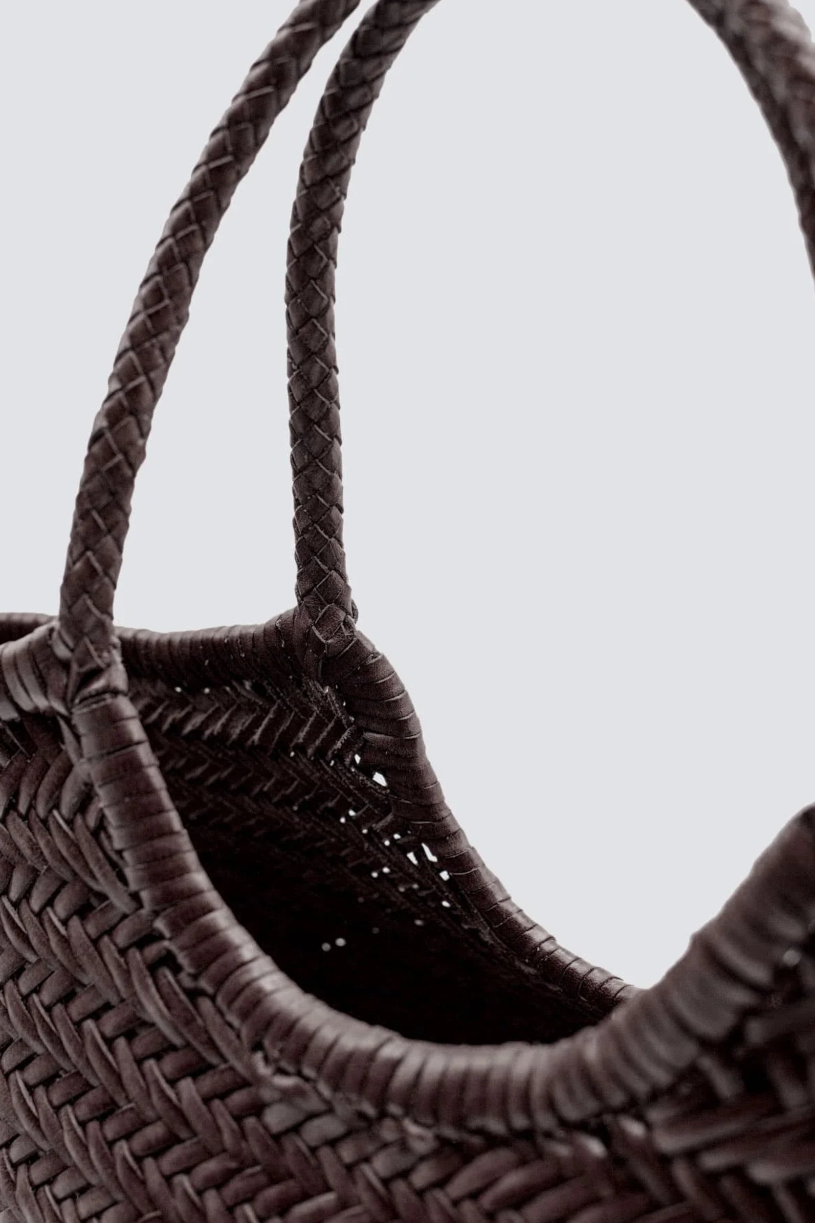 Nantucket Basket Big Bag Dark Brown
