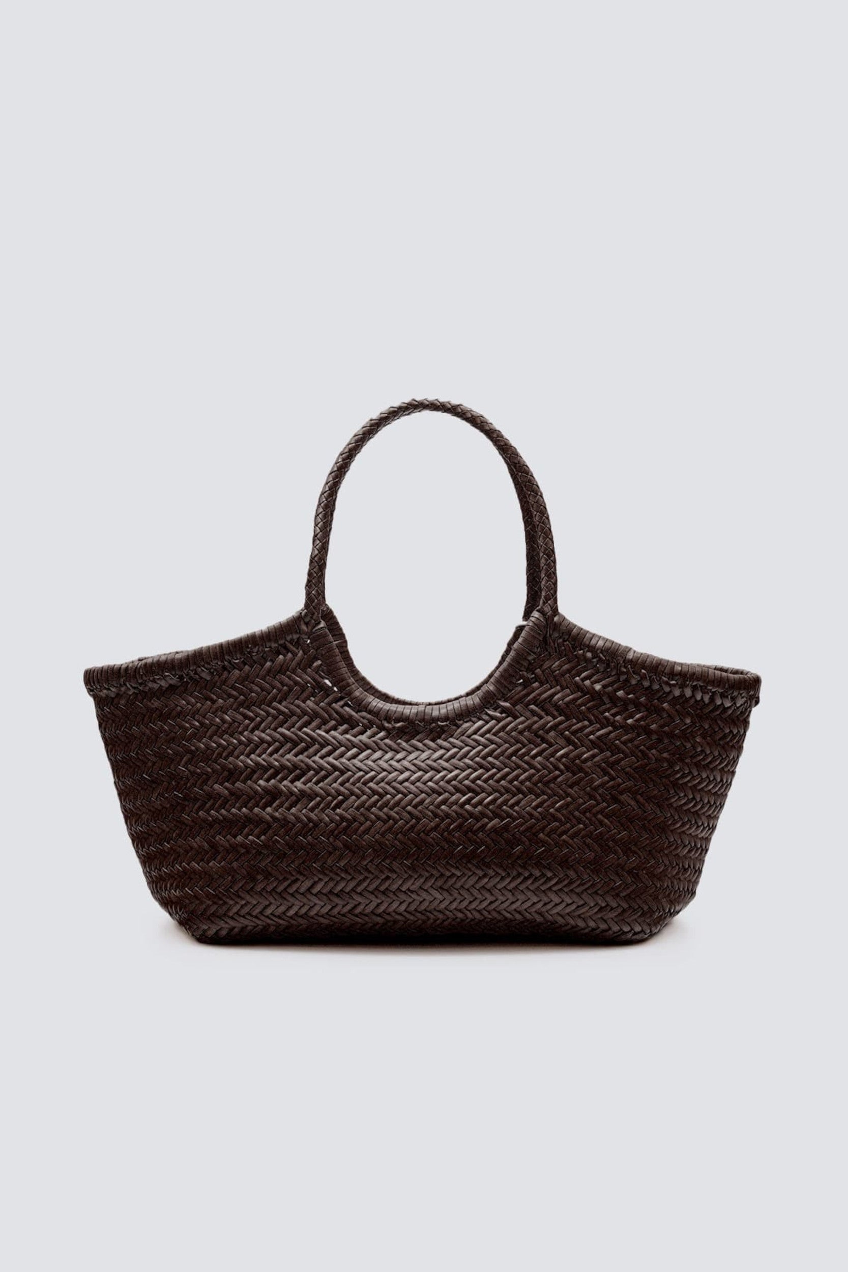 Nantucket Basket Big Bag Dark Brown