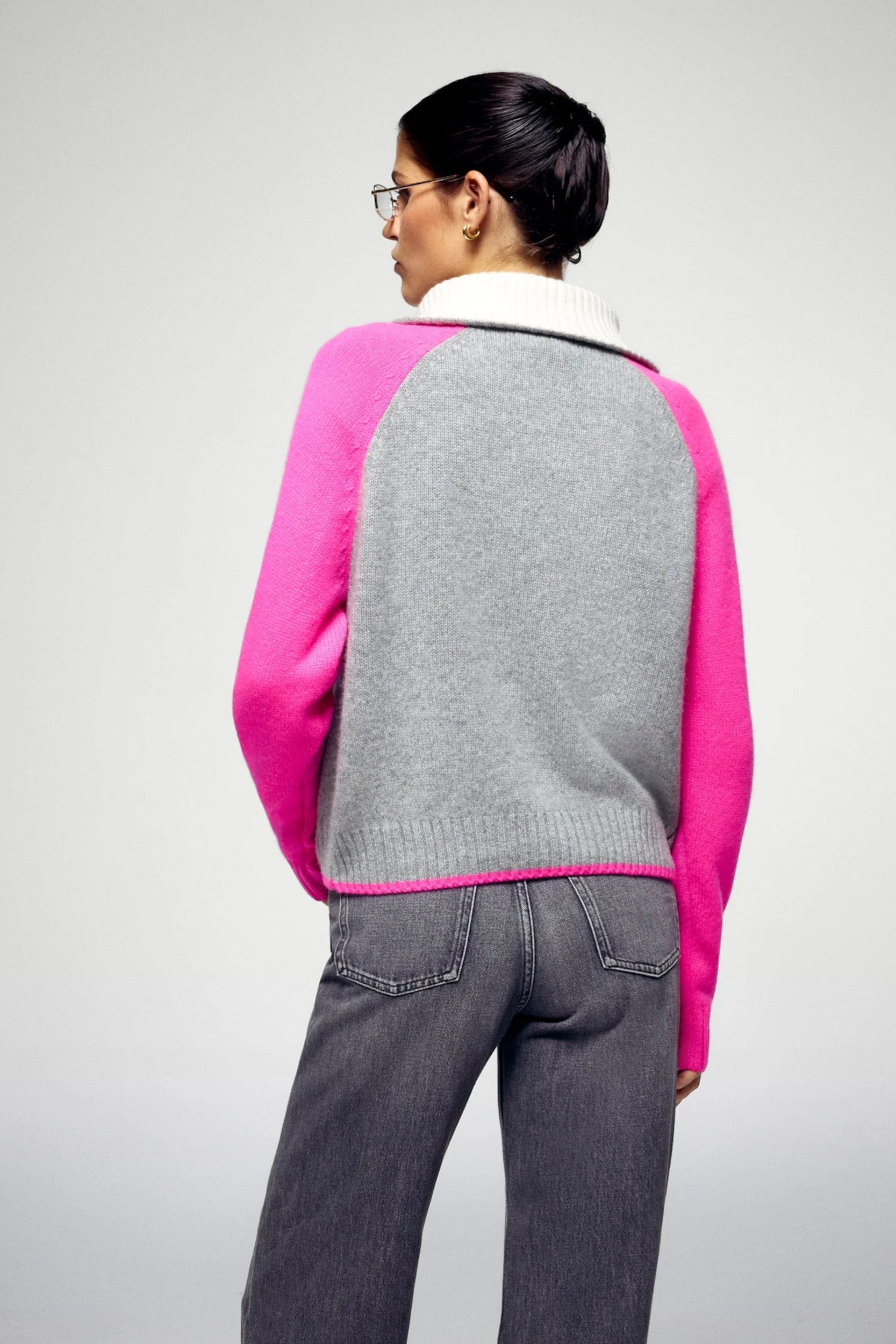 2501Wpm03295W Sweater Dark Grey Mottled