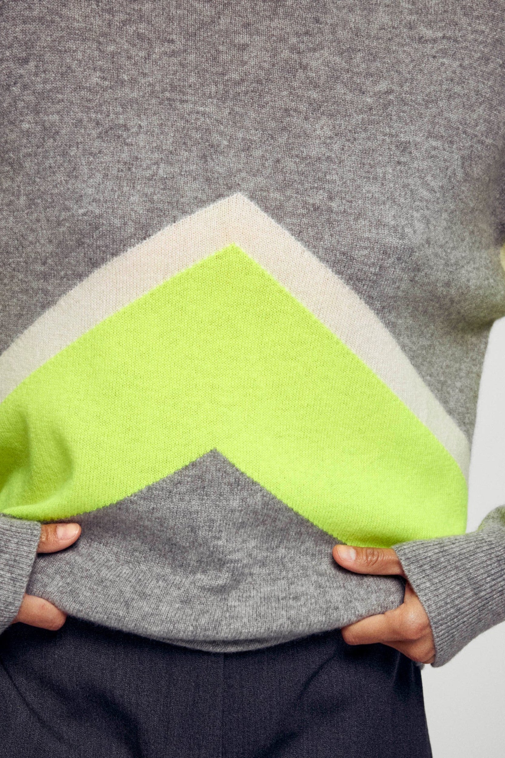 2501Wpm03316W Sweater Dark Grey Mottled