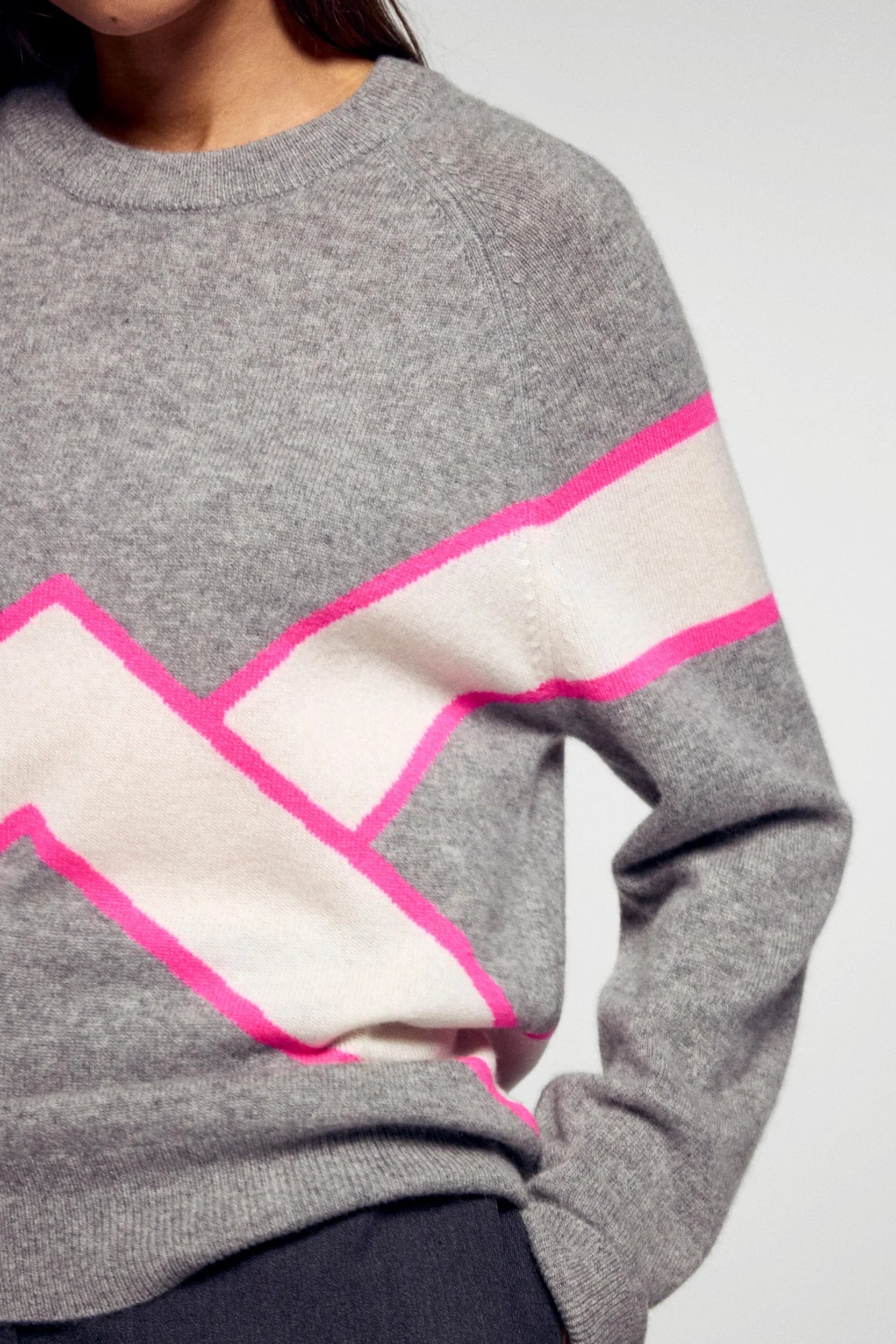 2501Wpr03314W Sweater Dark Grey Mottled