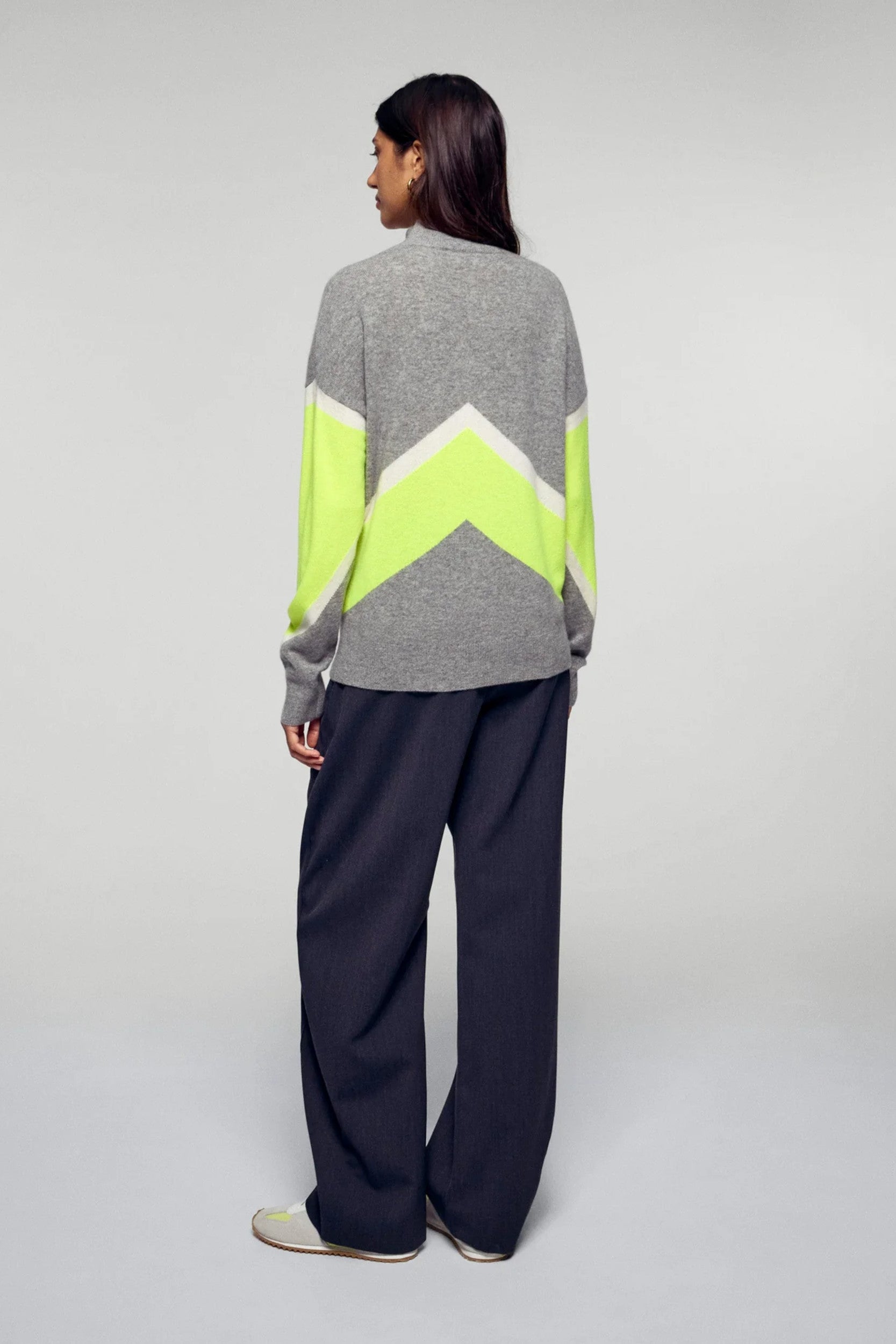 2501Wpm03316W Sweater Dark Grey Mottled