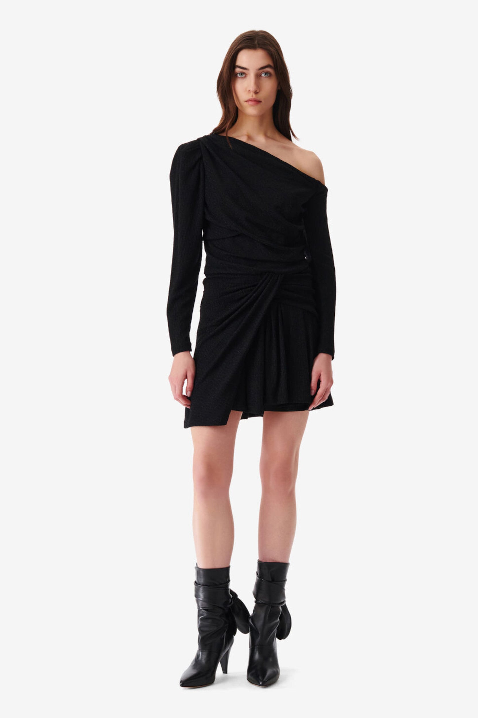 Robe Merimi Noir Lurex