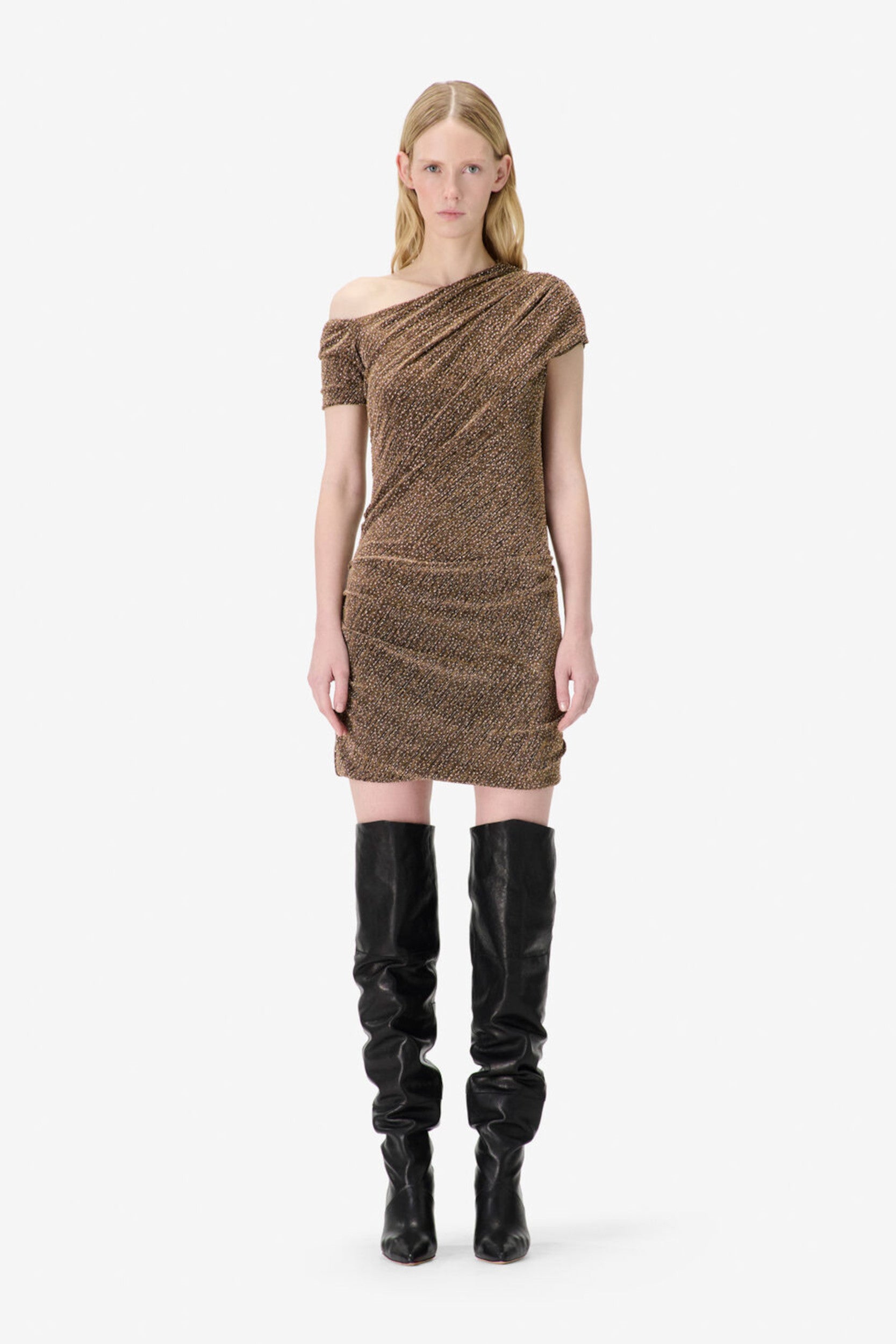 Iro Nalone Dress Gold
