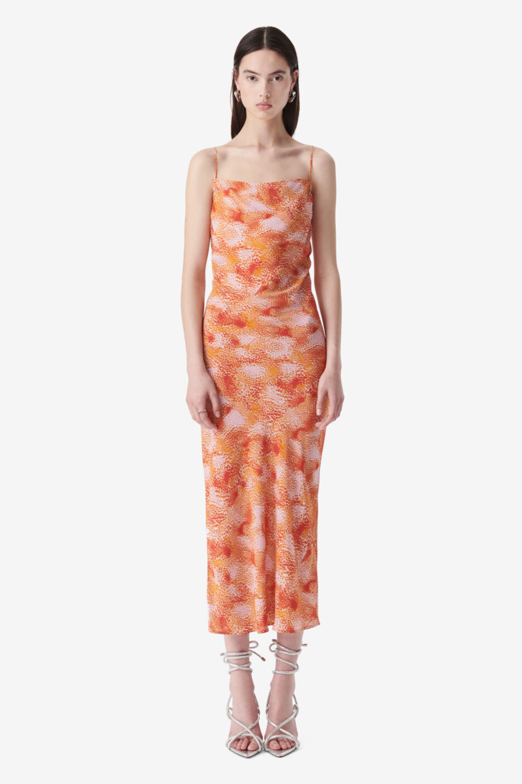 iro orange dress Iro Juney Mini Dress