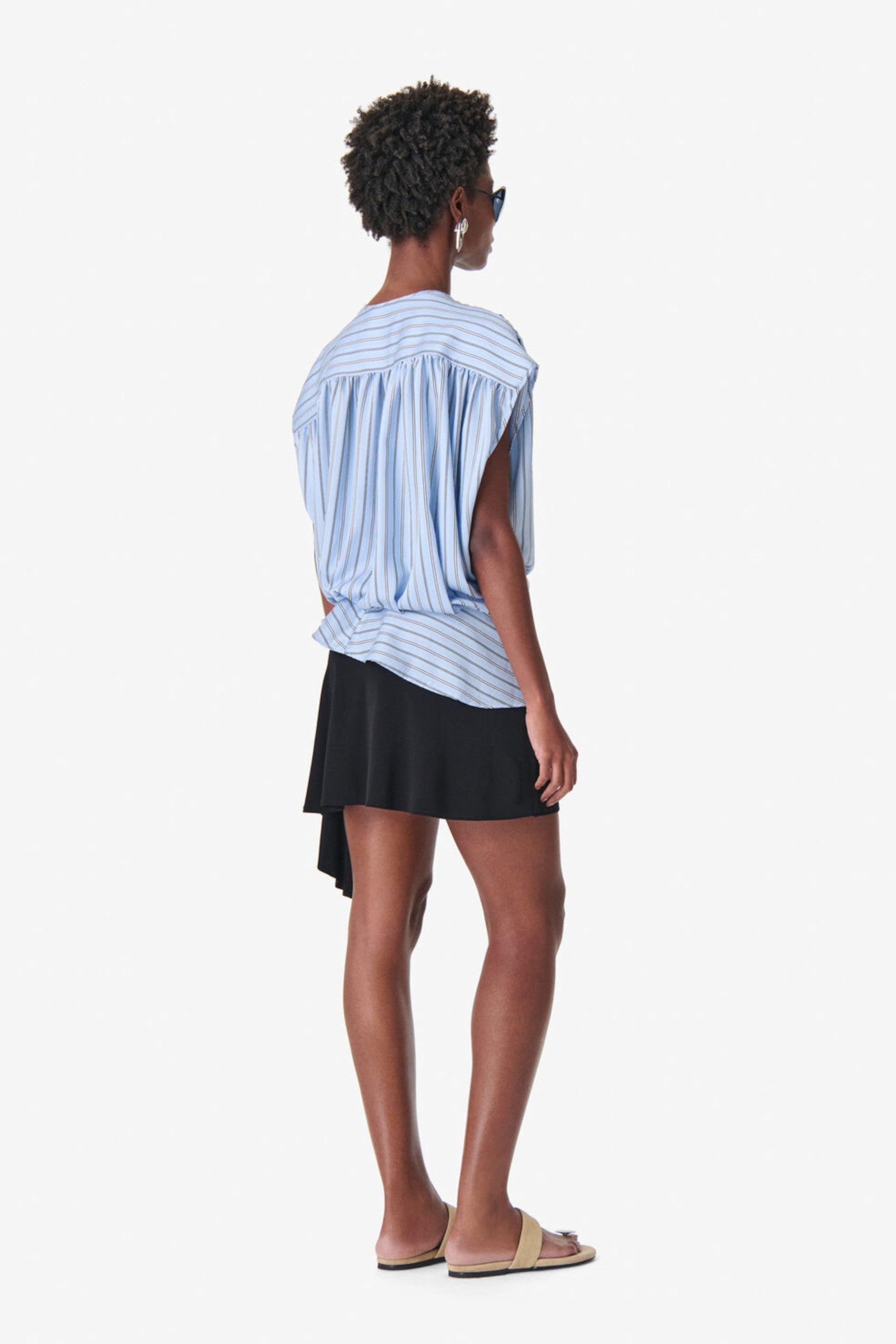 Uttopia Top Blue Left Banl Stripe