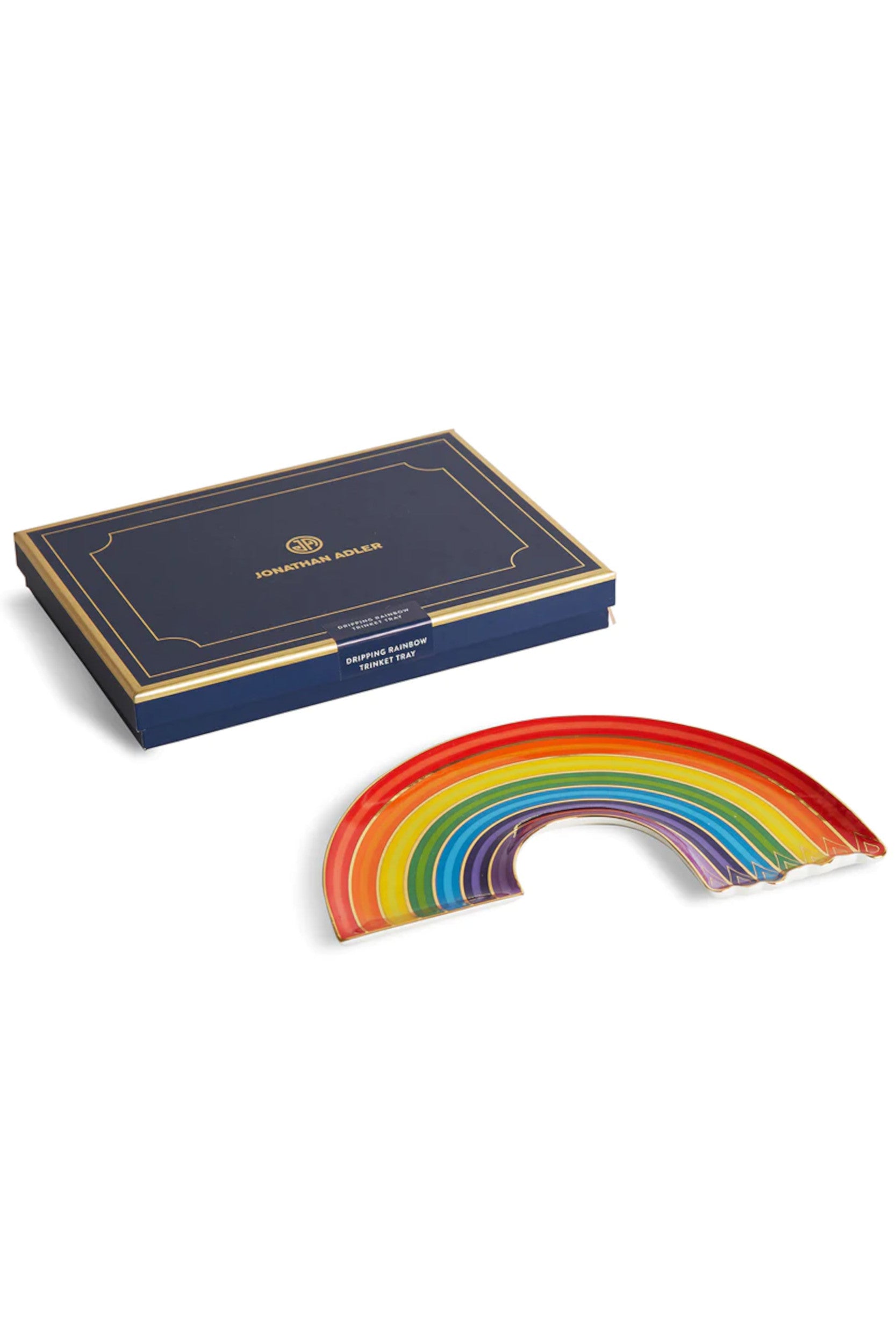 Plateau multicolore Dripping arc-en-ciel