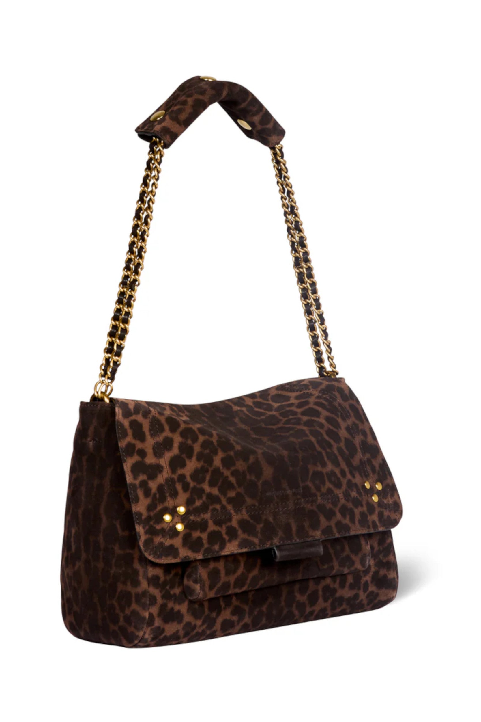 Lulu M Bag Natural Leopard
