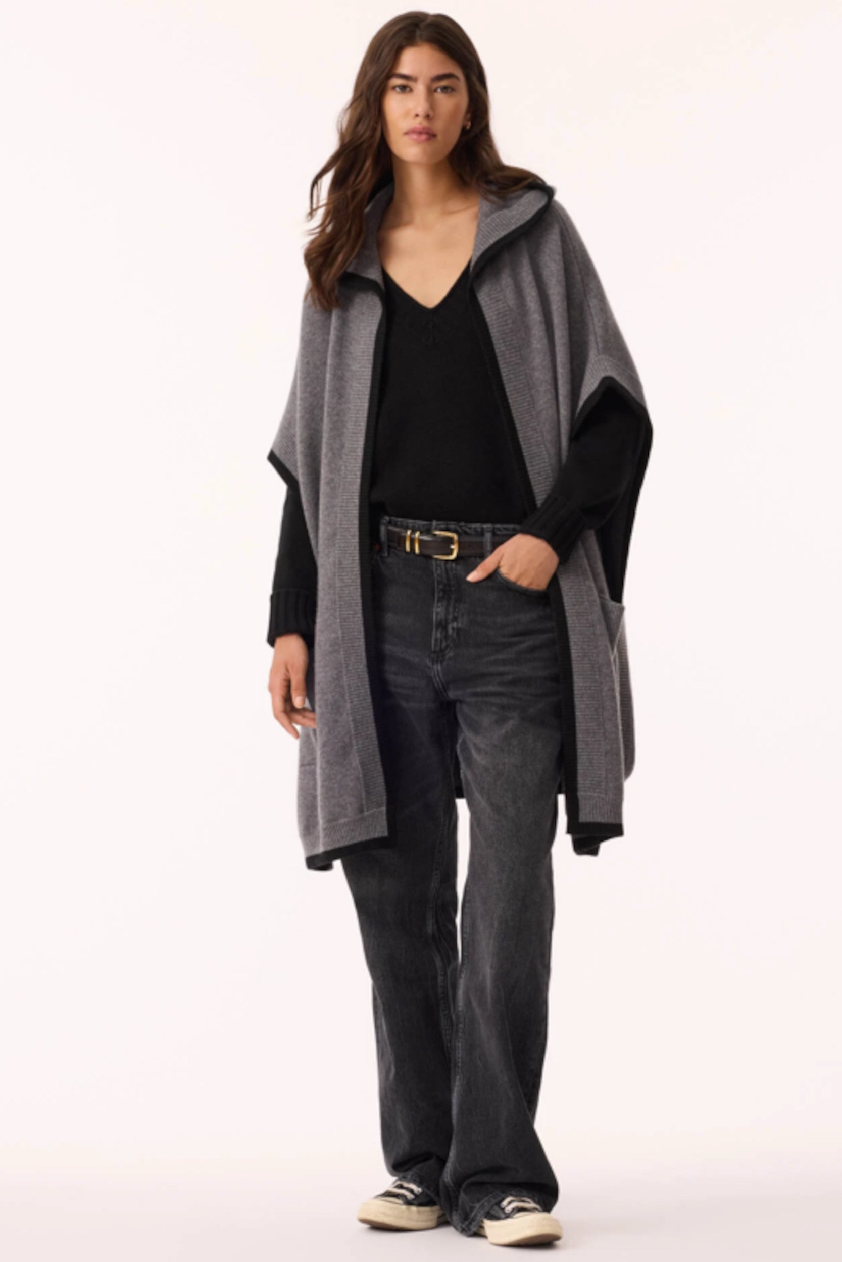 Belina Poncho Flannel