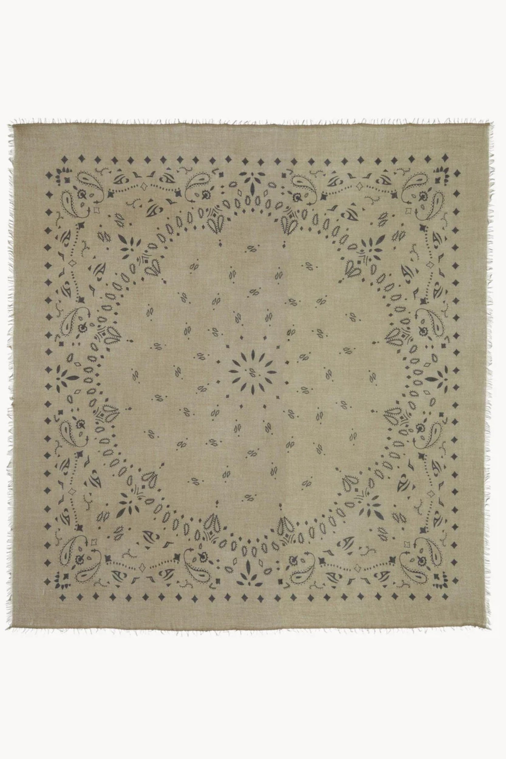 Effy Scarf Kaki Mottled