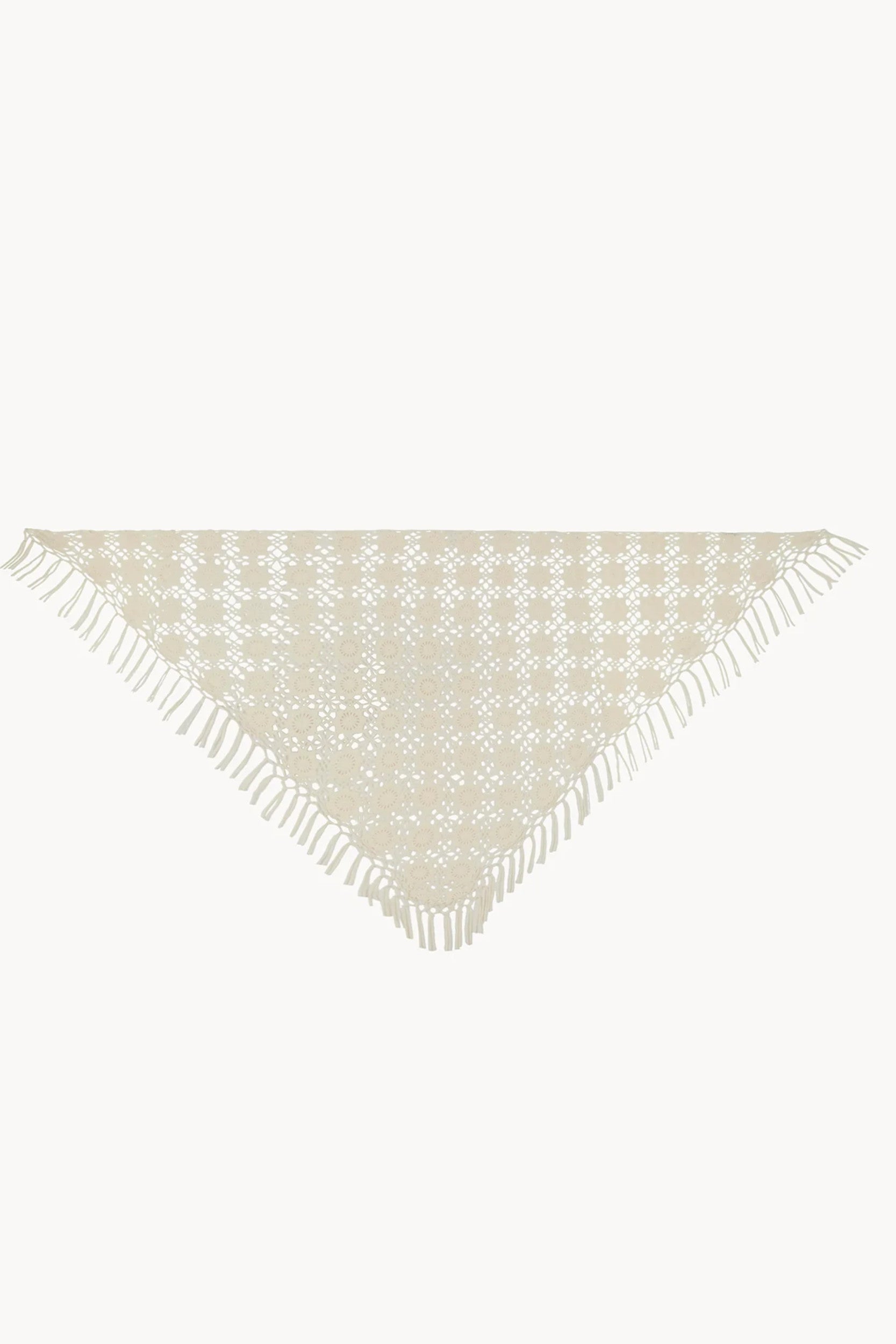 Gypsy Flowers Scarf White