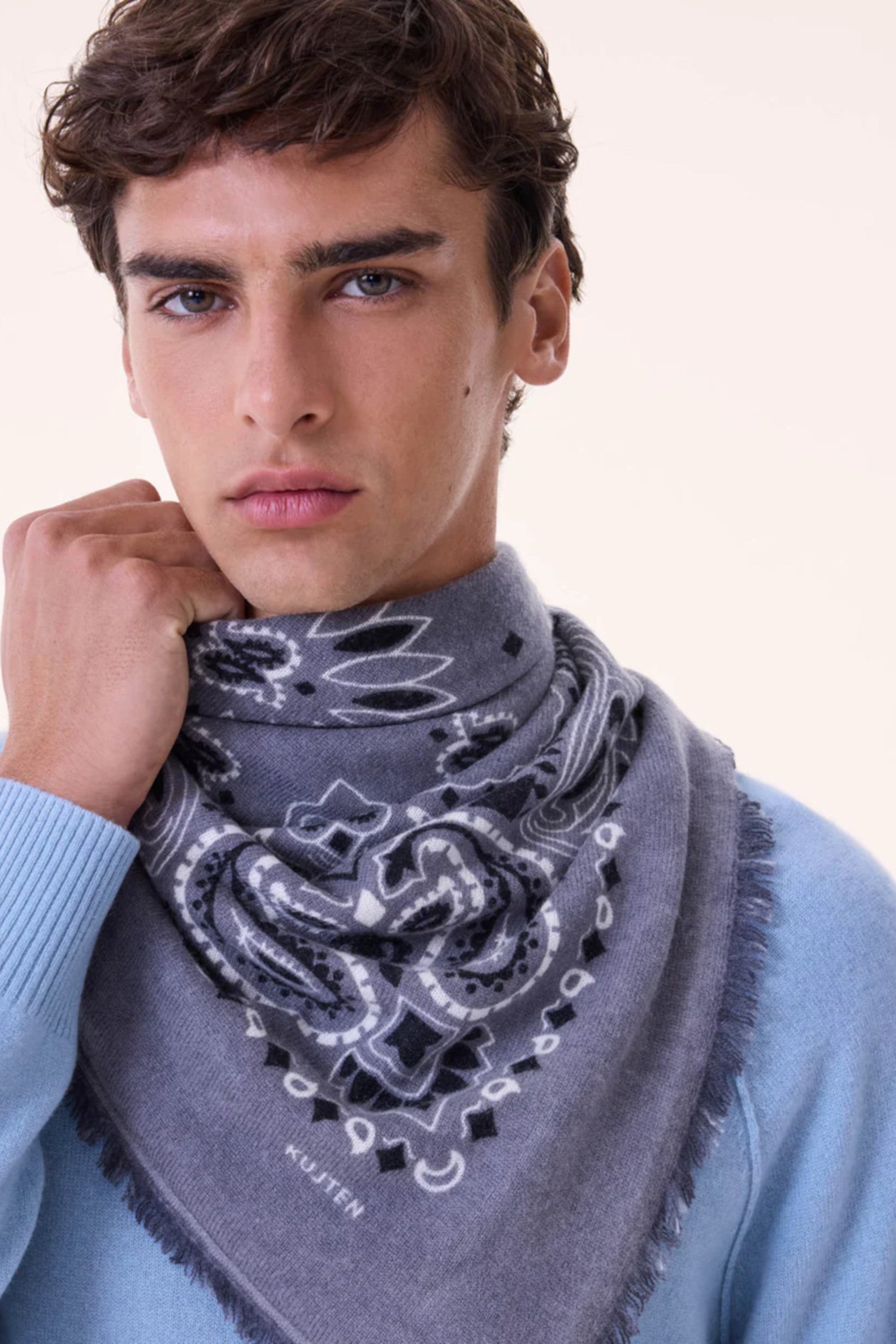 Hachiko Bico Scarf Flannel