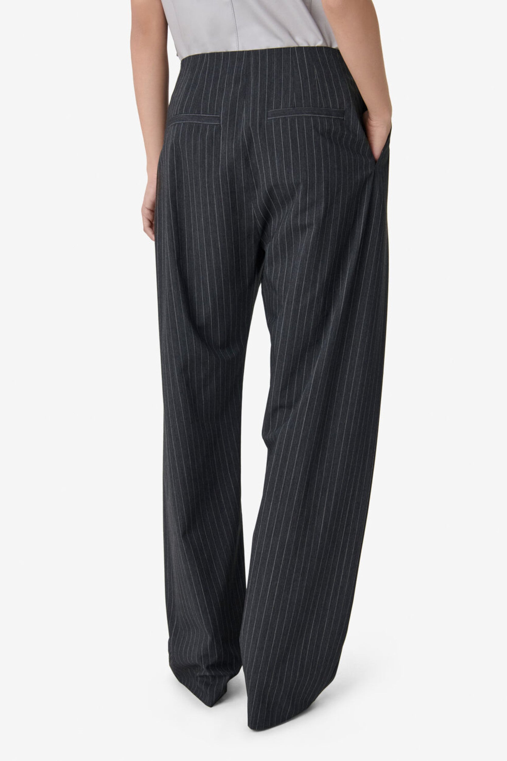 Kalie Pantalon Gris Foncé