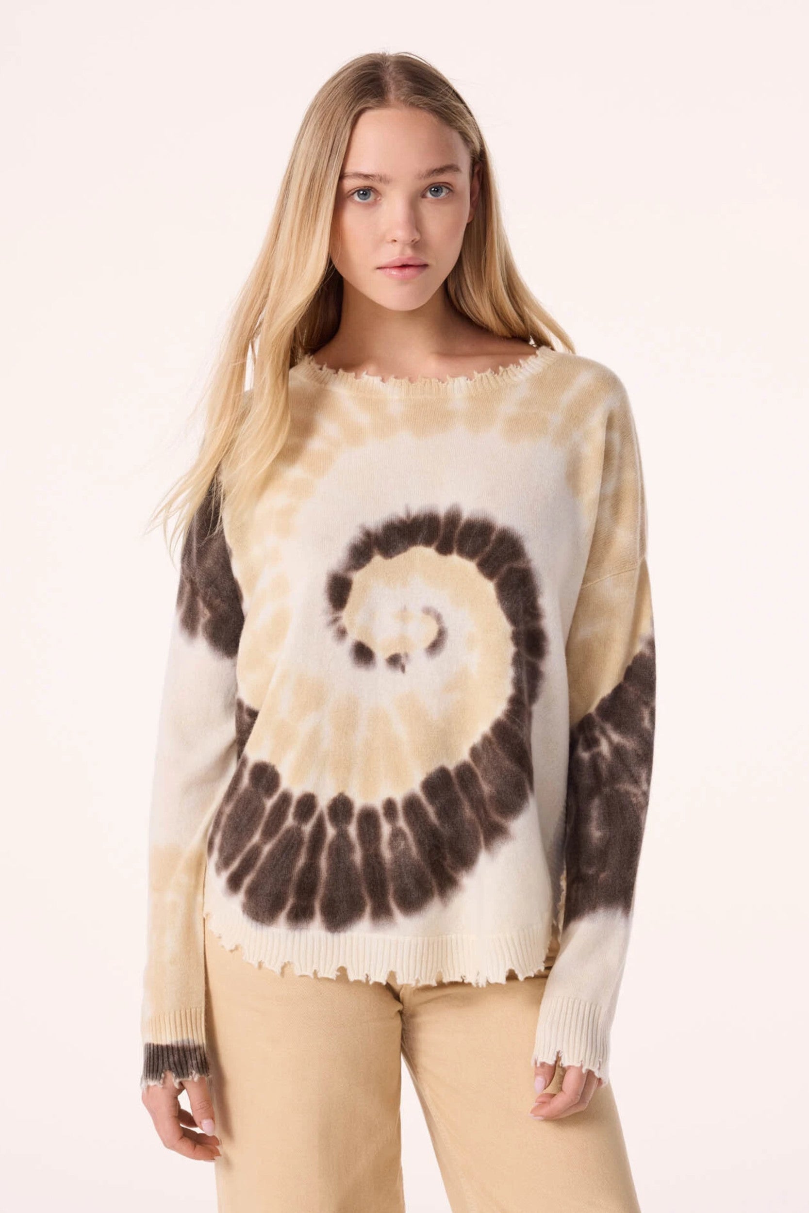 Mela Sunny Sweater Brown Organic