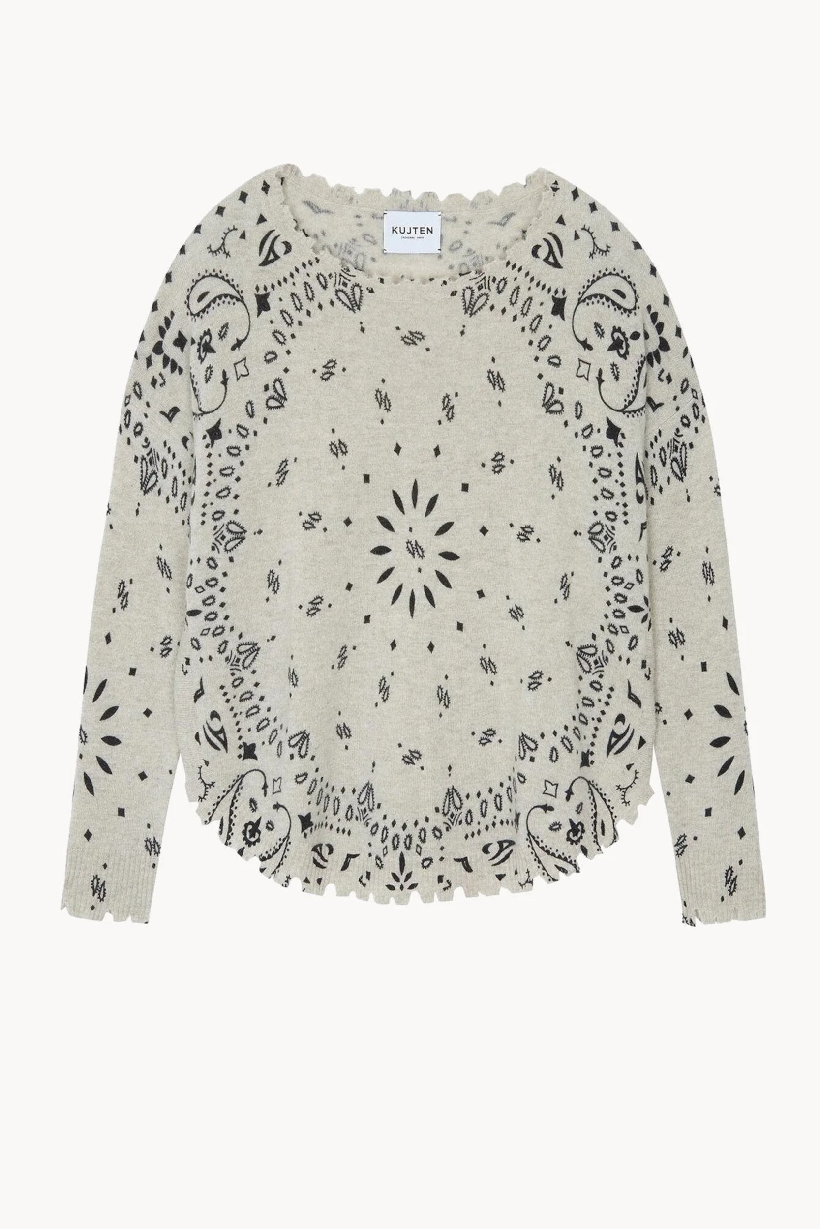 Mela Bandana Sweater Oat