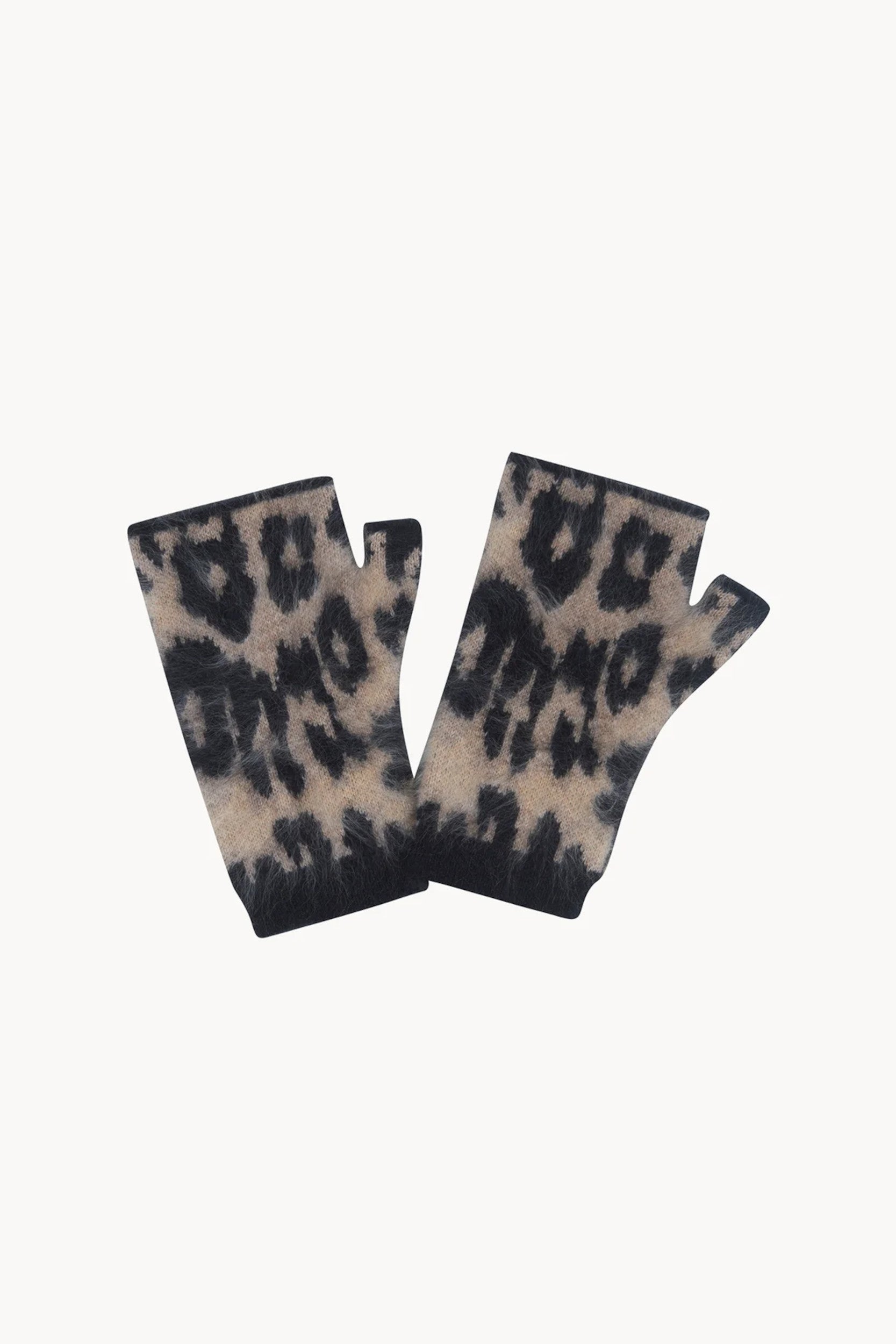 Mini Sotchy Gloves Leopard Camel